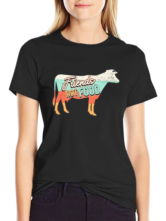 Friends Not Food Vegan Graphic T-Shirt