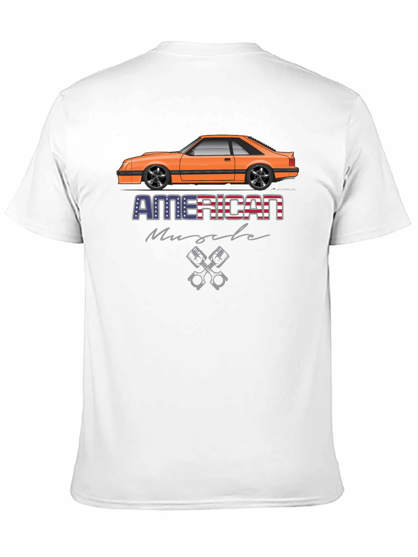 American Muscle Car Graphic T-Shirt