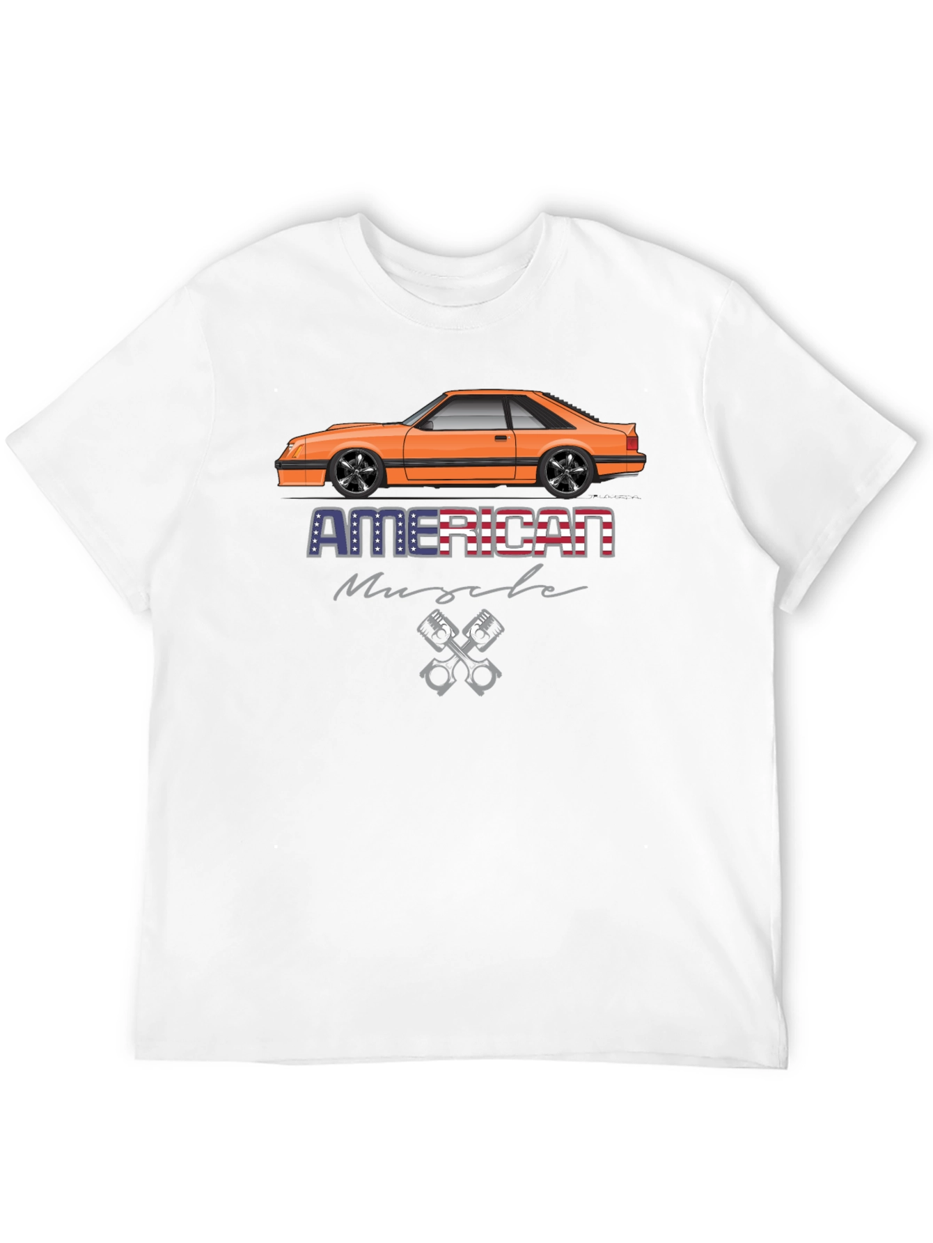 American Muscle Car Graphic T-Shirt