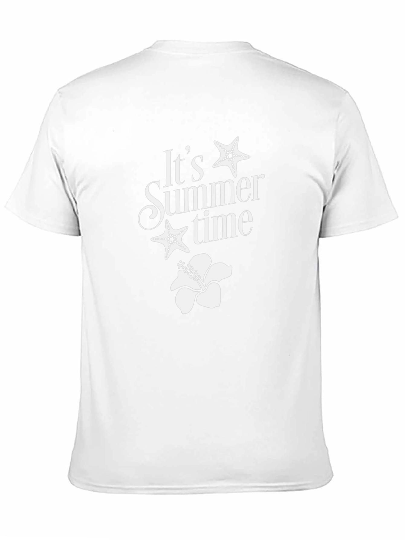 Summer Time Graphic Tee - Black Cotton T-Shirt