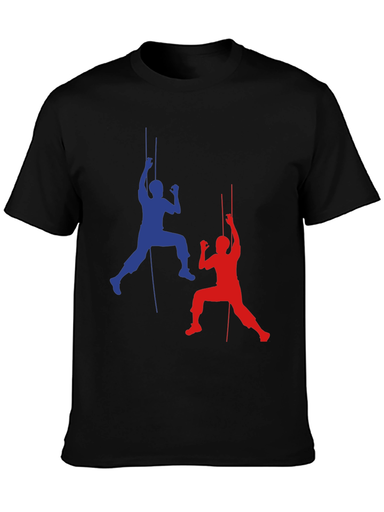 Rock Climbing Silhouette Graphic T-Shirt