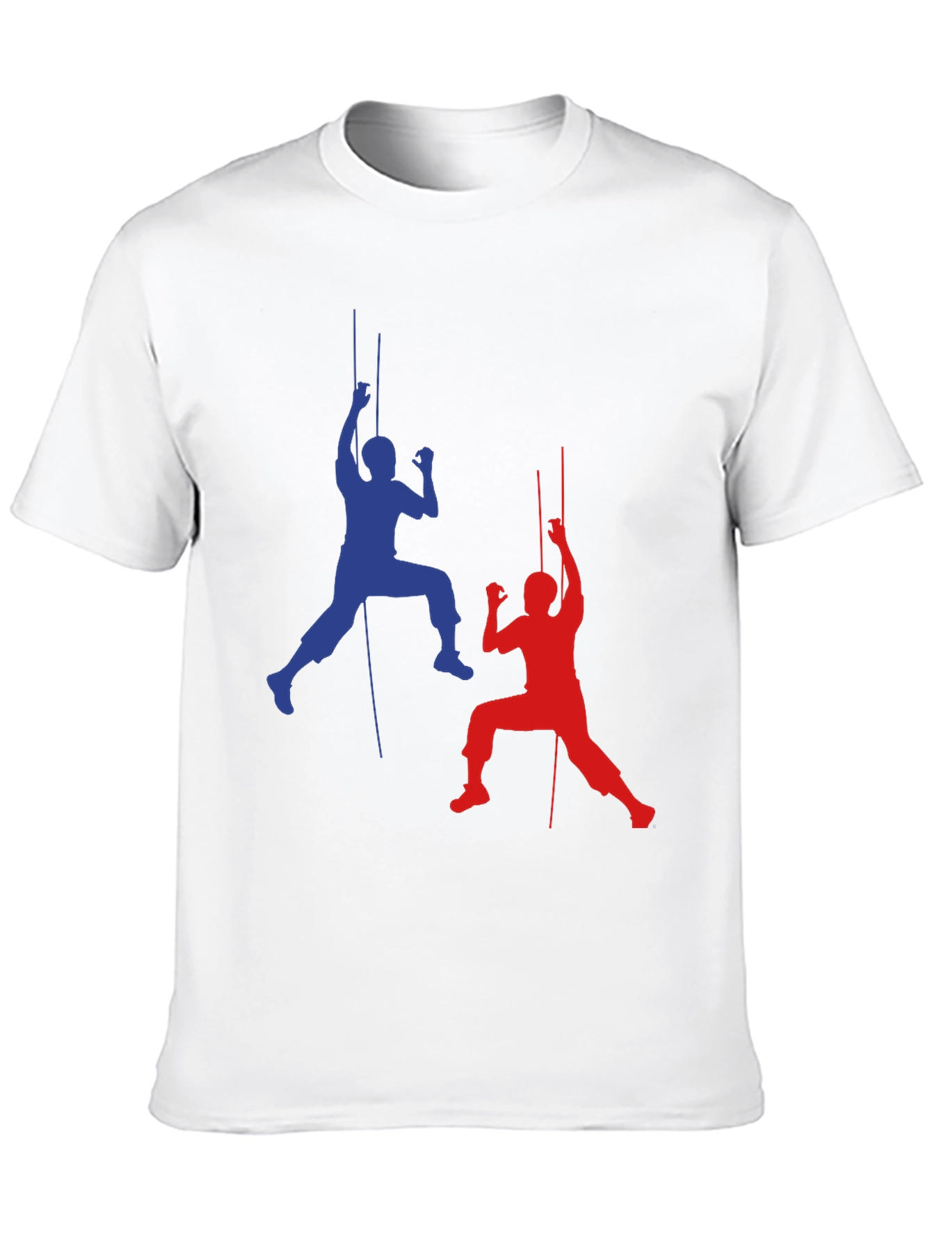 Rock Climbing Silhouette Graphic T-Shirt