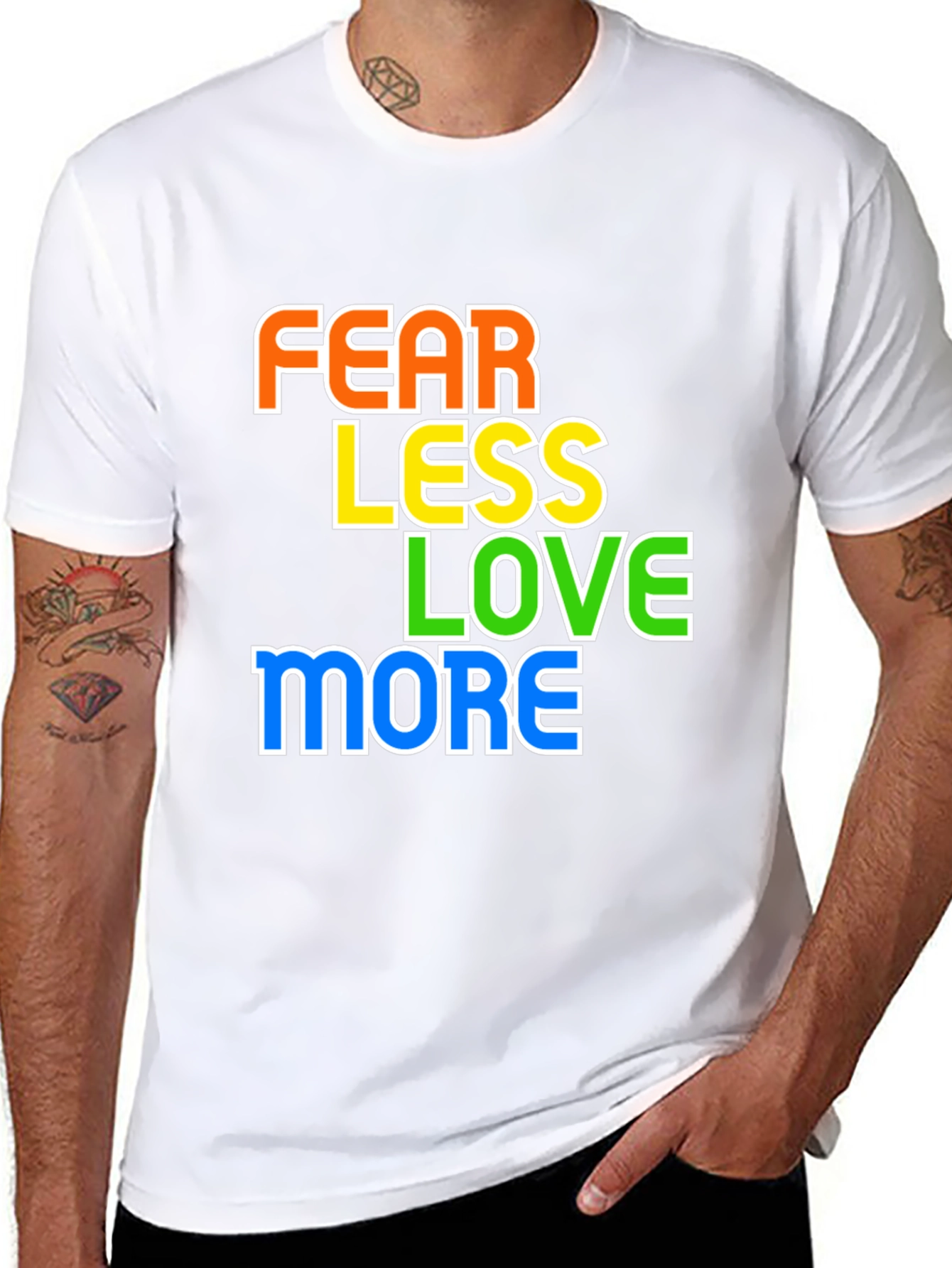 Fear Less Love More Graphic Tee