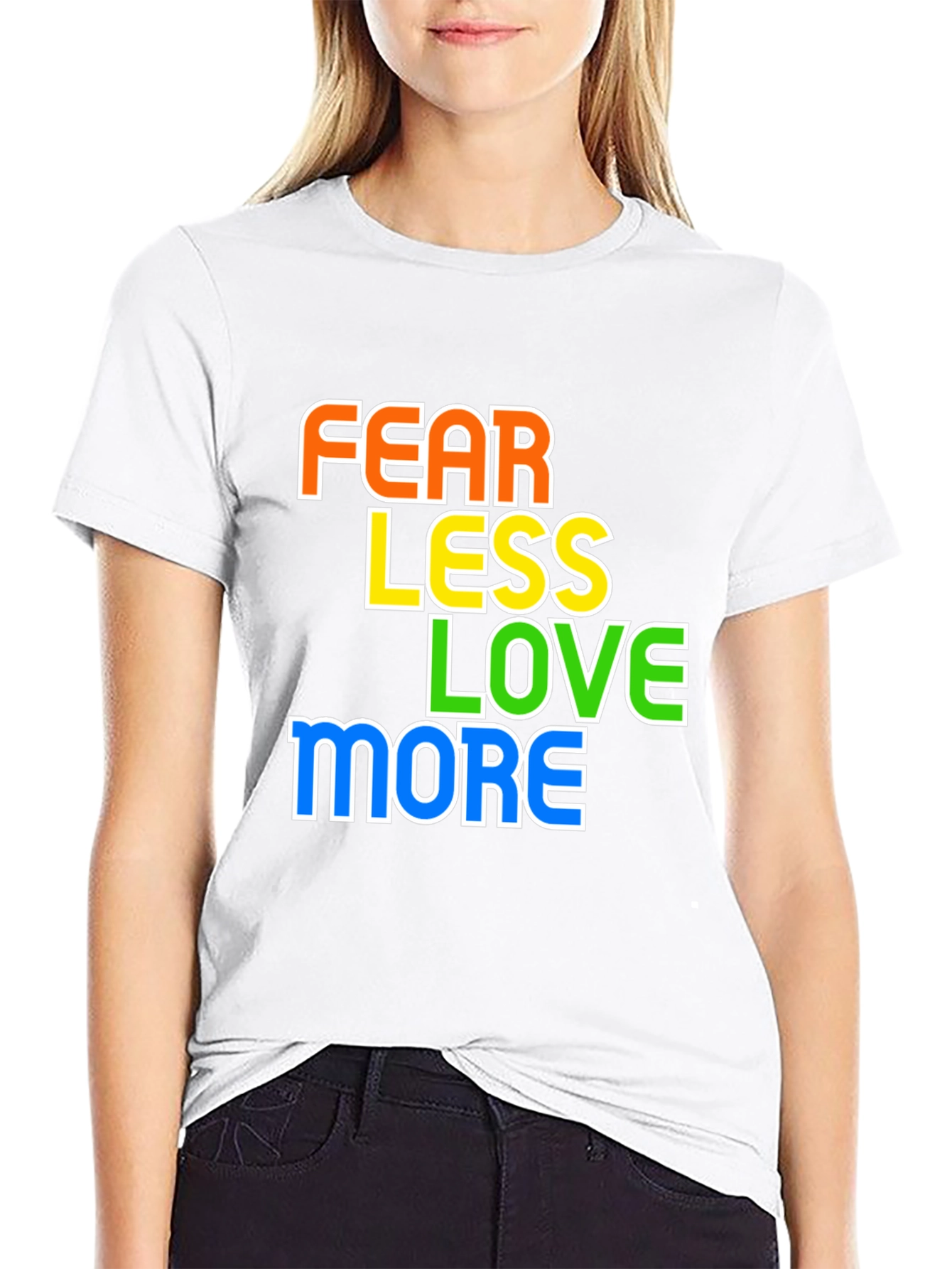 Fear Less Love More Graphic Tee