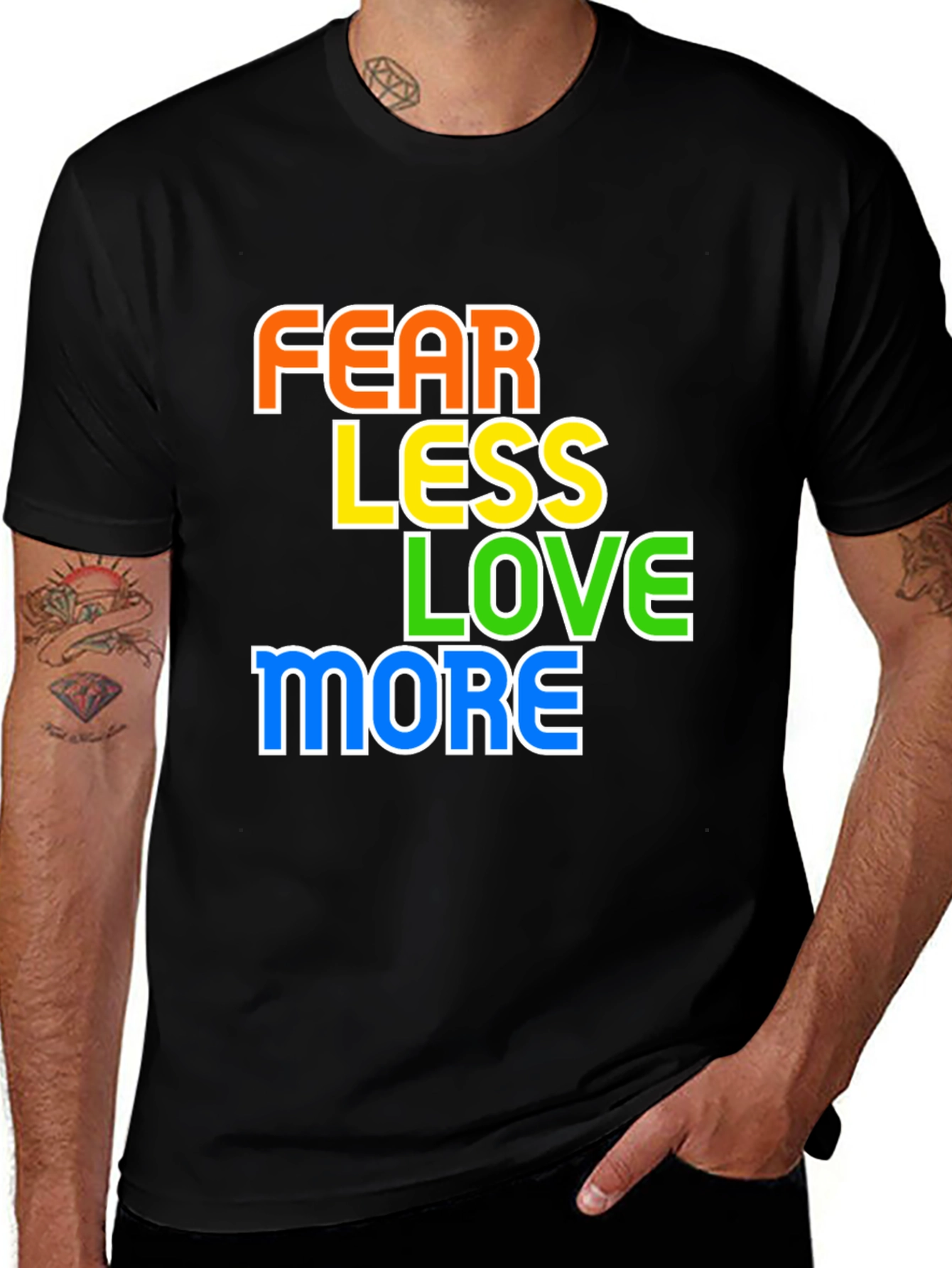 Fear Less Love More Graphic Tee
