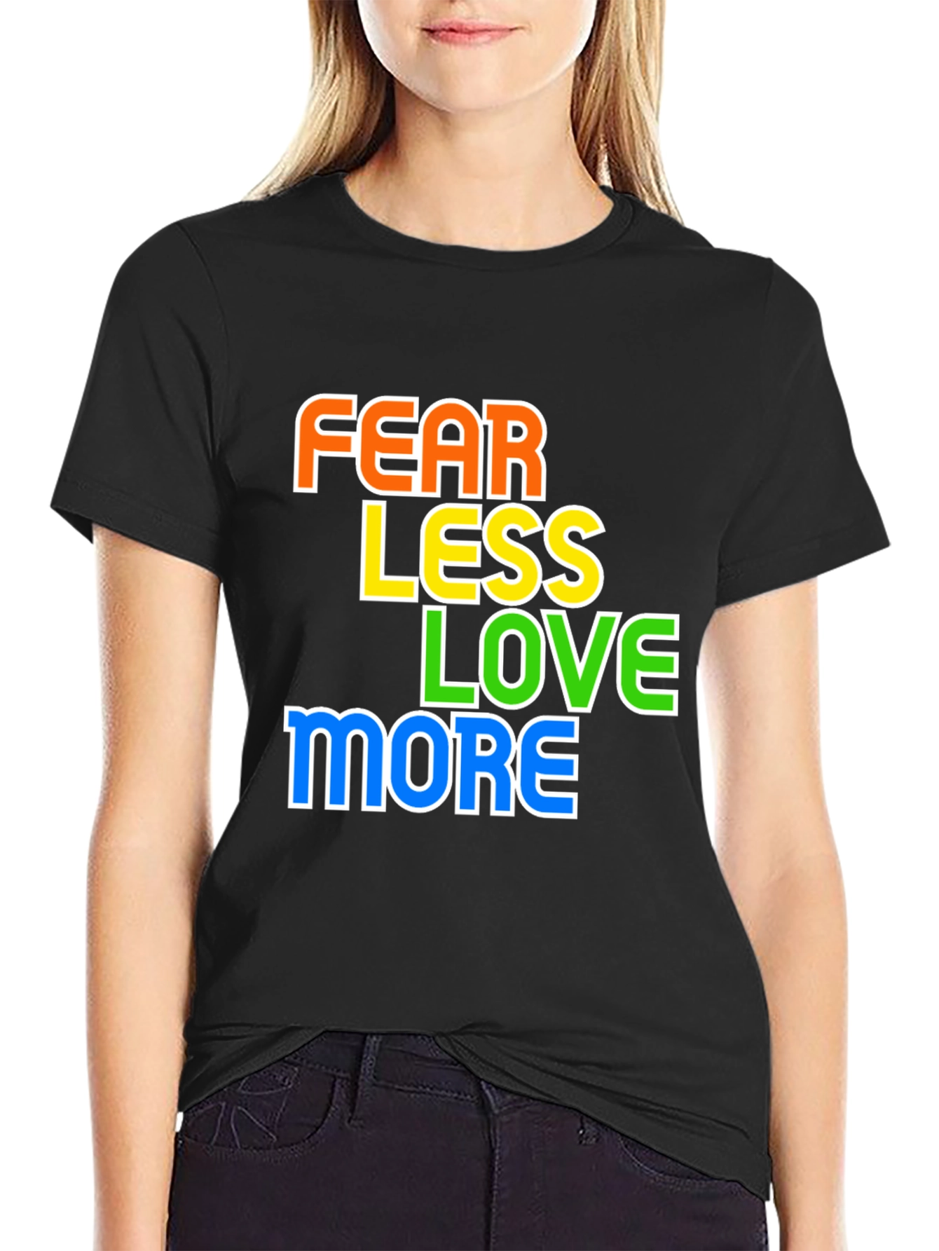 Fear Less Love More Graphic Tee