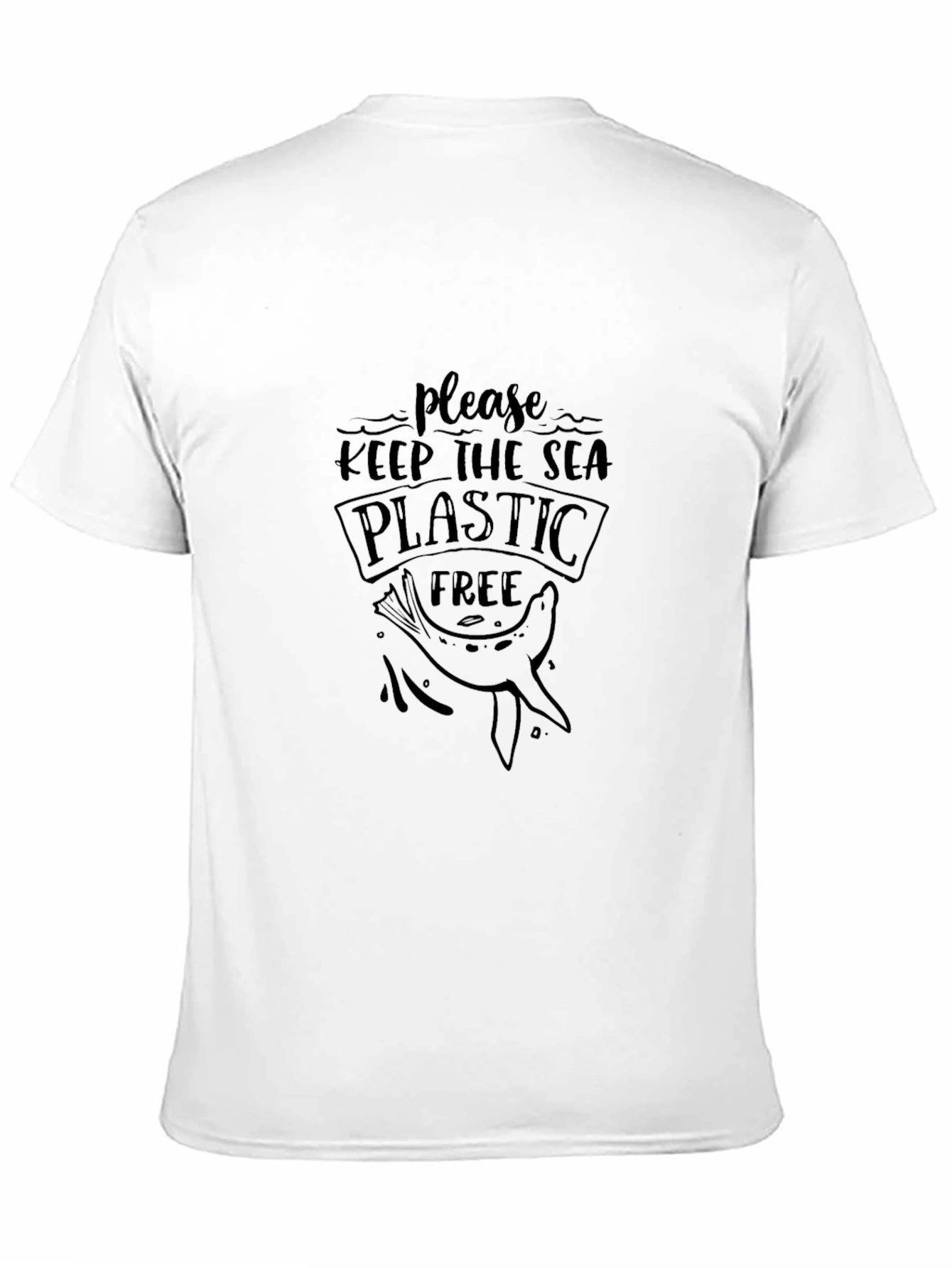 Keep the Sea Plastic Free Graphic T-Shirt