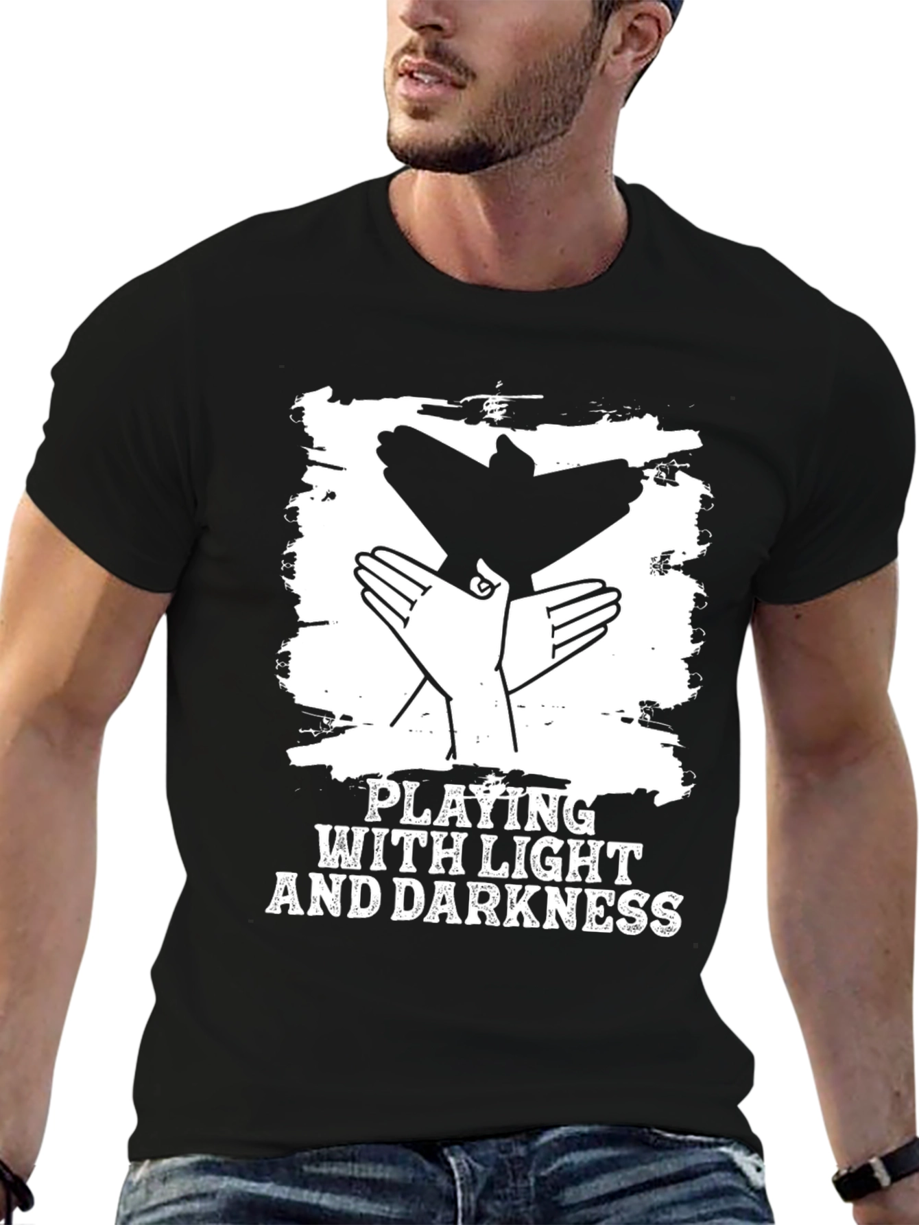 Shadow Puppet T-Shirt - Playing with Light and Darkness