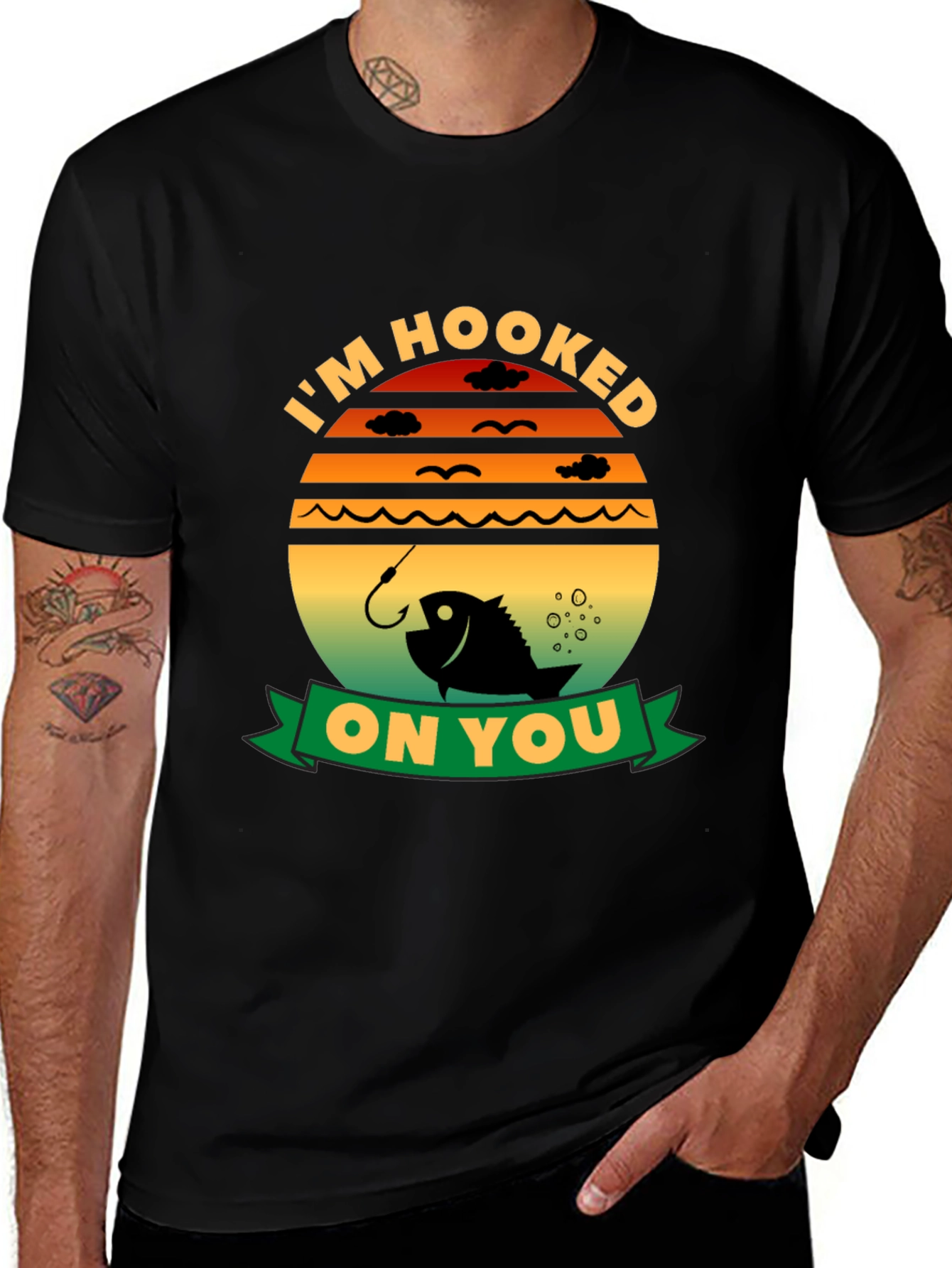 Im Hooked on You Fishing T-Shirt
