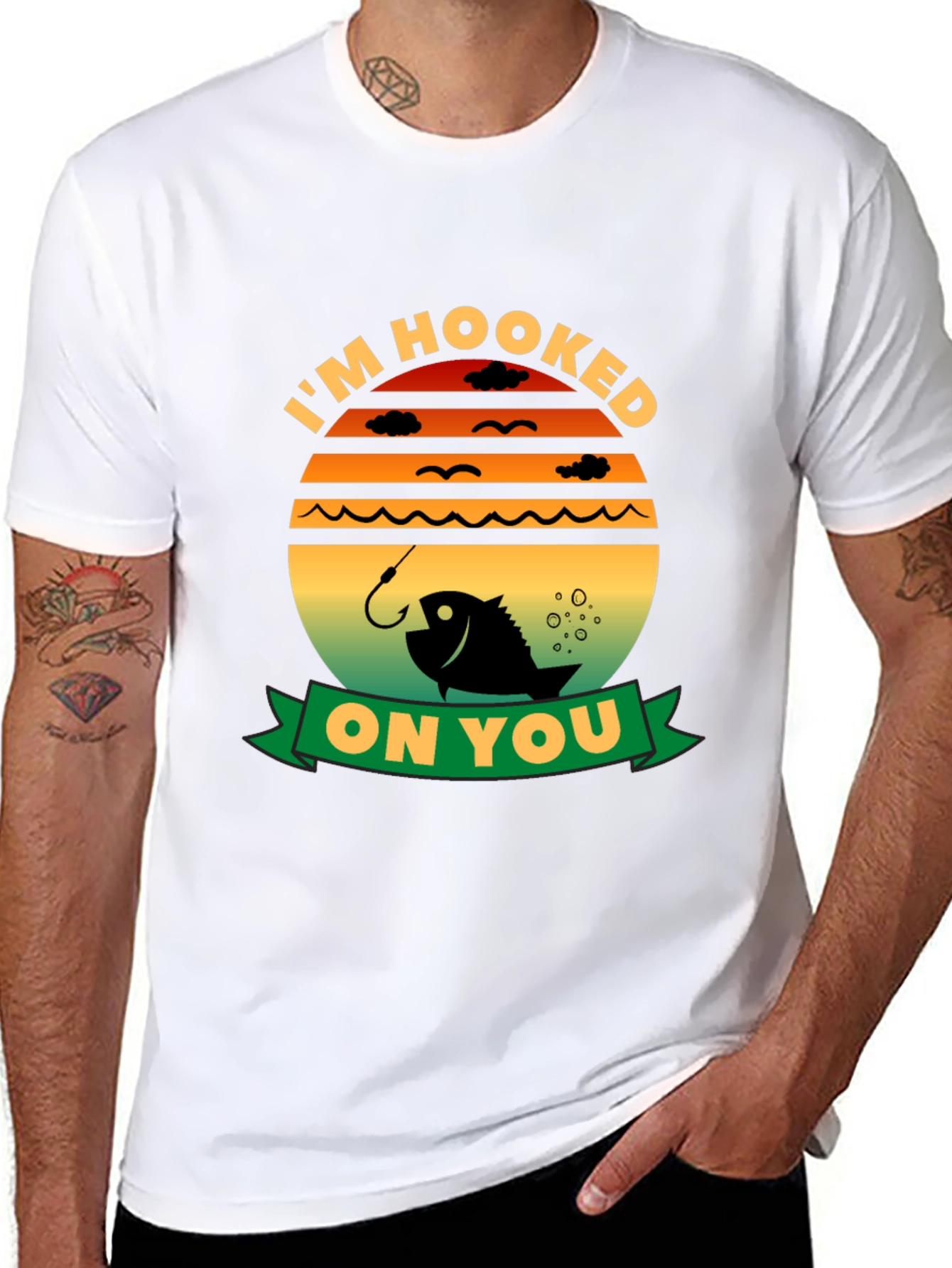 Im Hooked on You Fishing T-Shirt