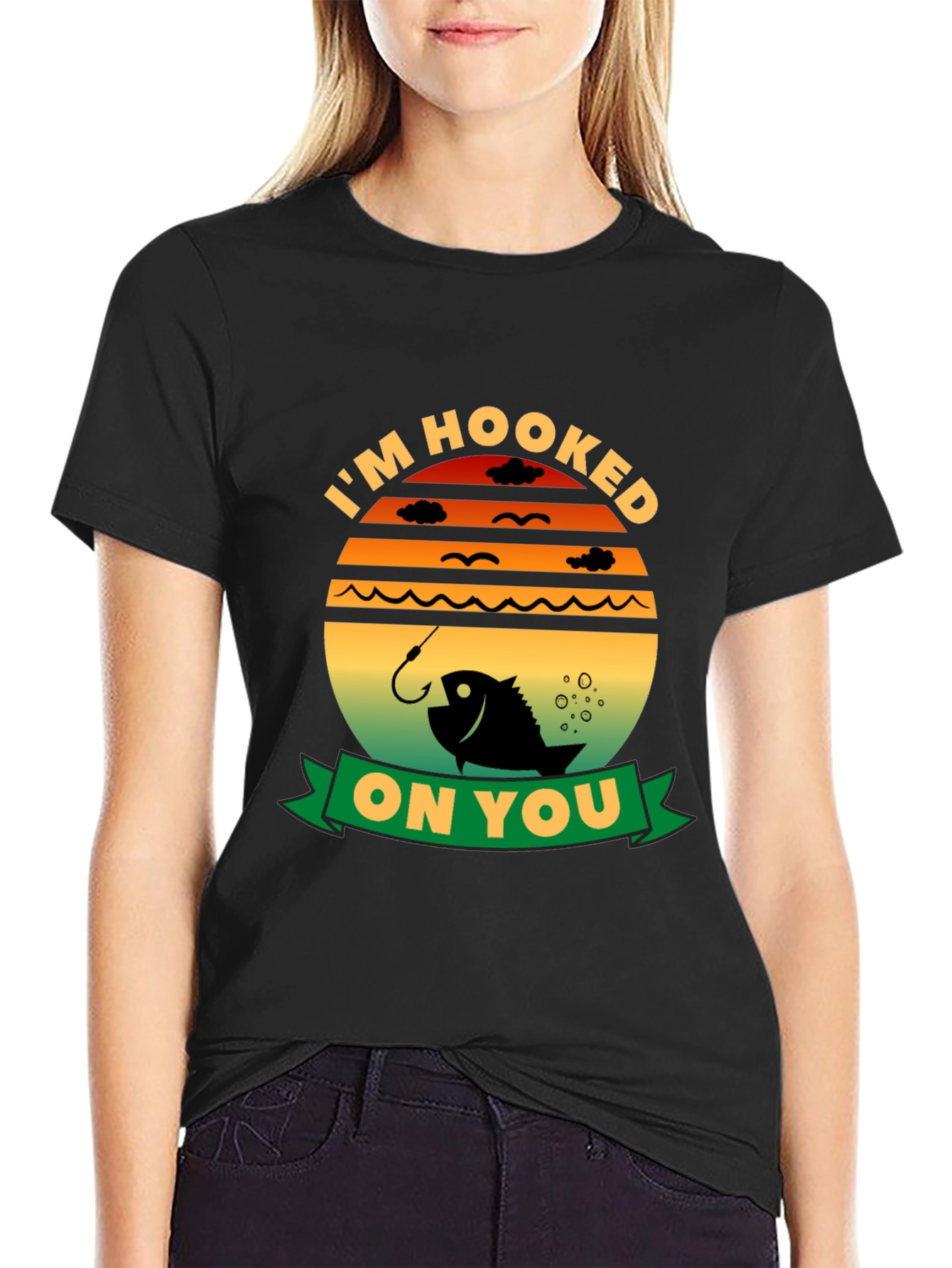 Im Hooked on You Fishing T-Shirt