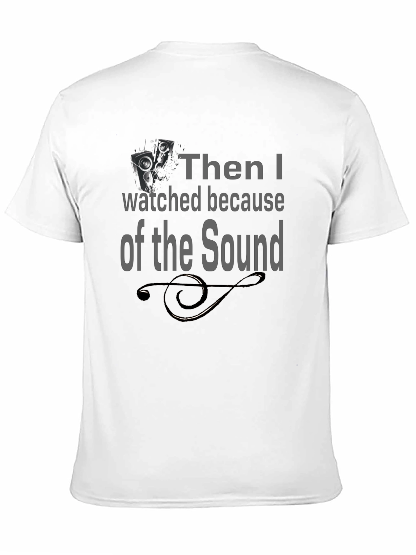 Speaker Graphic Mens Black T-Shirt