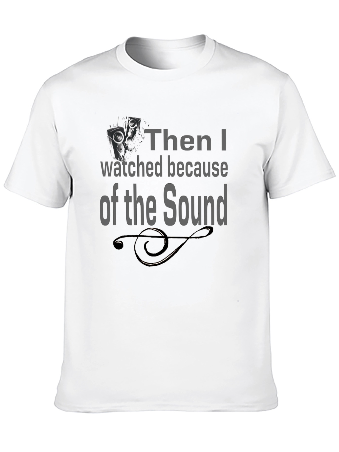 Speaker Graphic Mens Black T-Shirt
