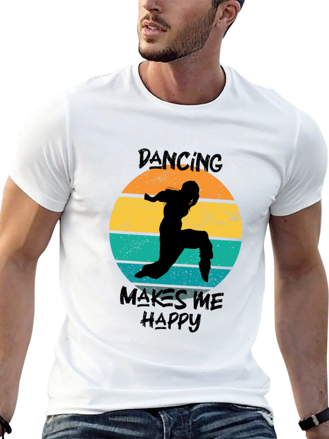 Dancing Makes Me Happy Graphic Tee