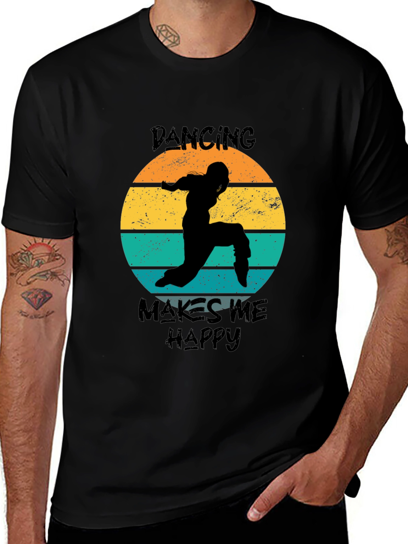 Dancing Makes Me Happy Graphic Tee