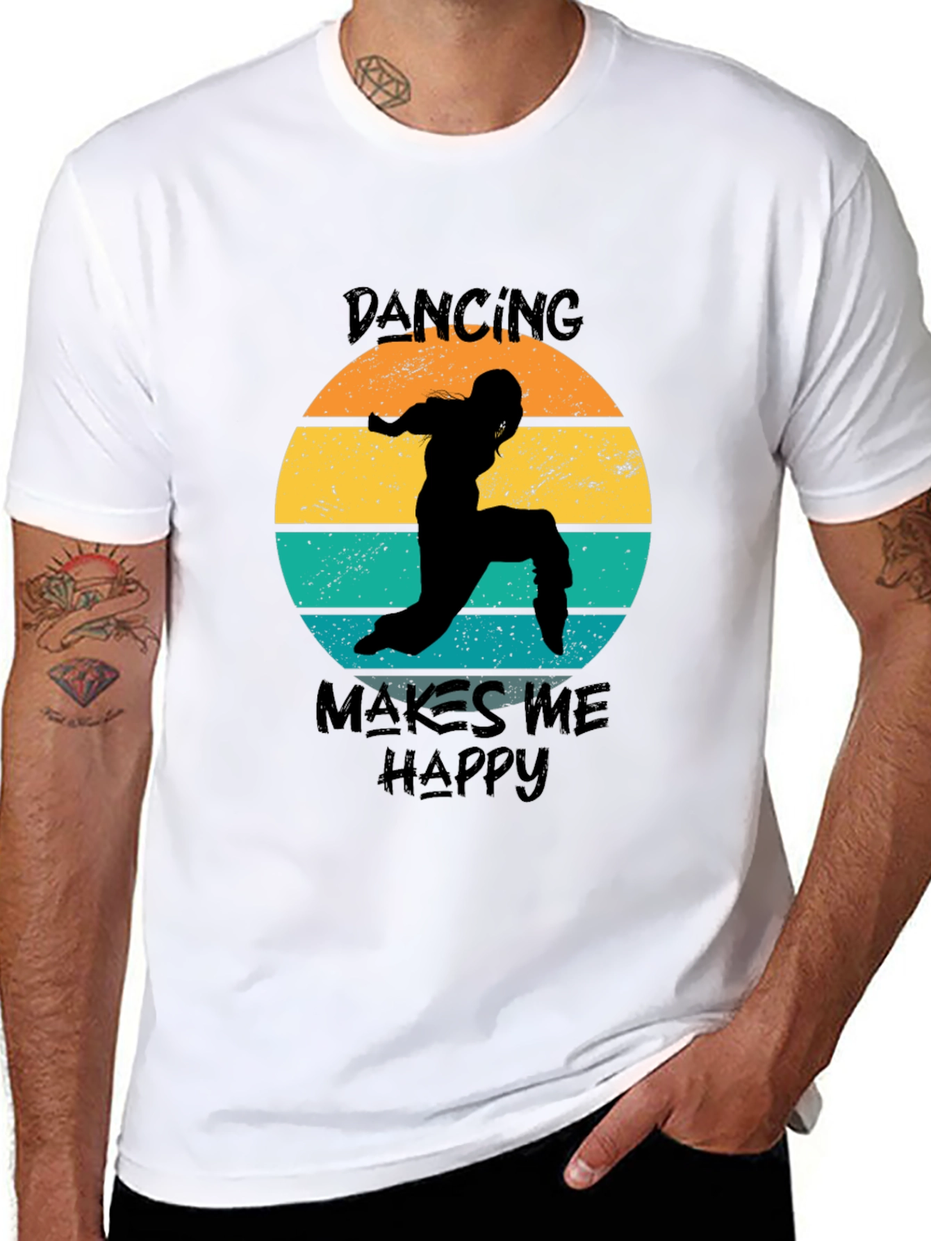 Dancing Makes Me Happy Graphic Tee