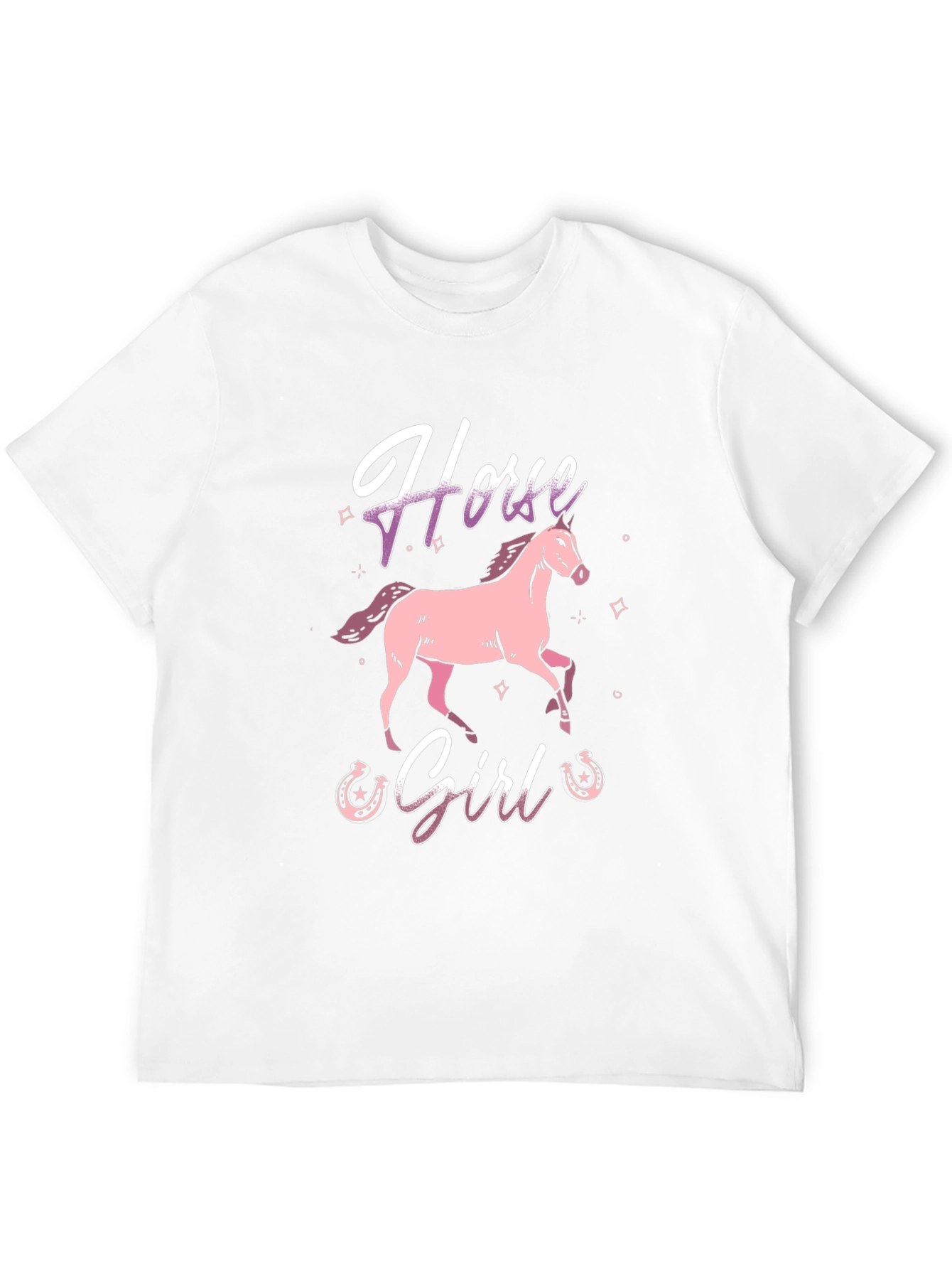 Horse Girl Graphic Tee - Black