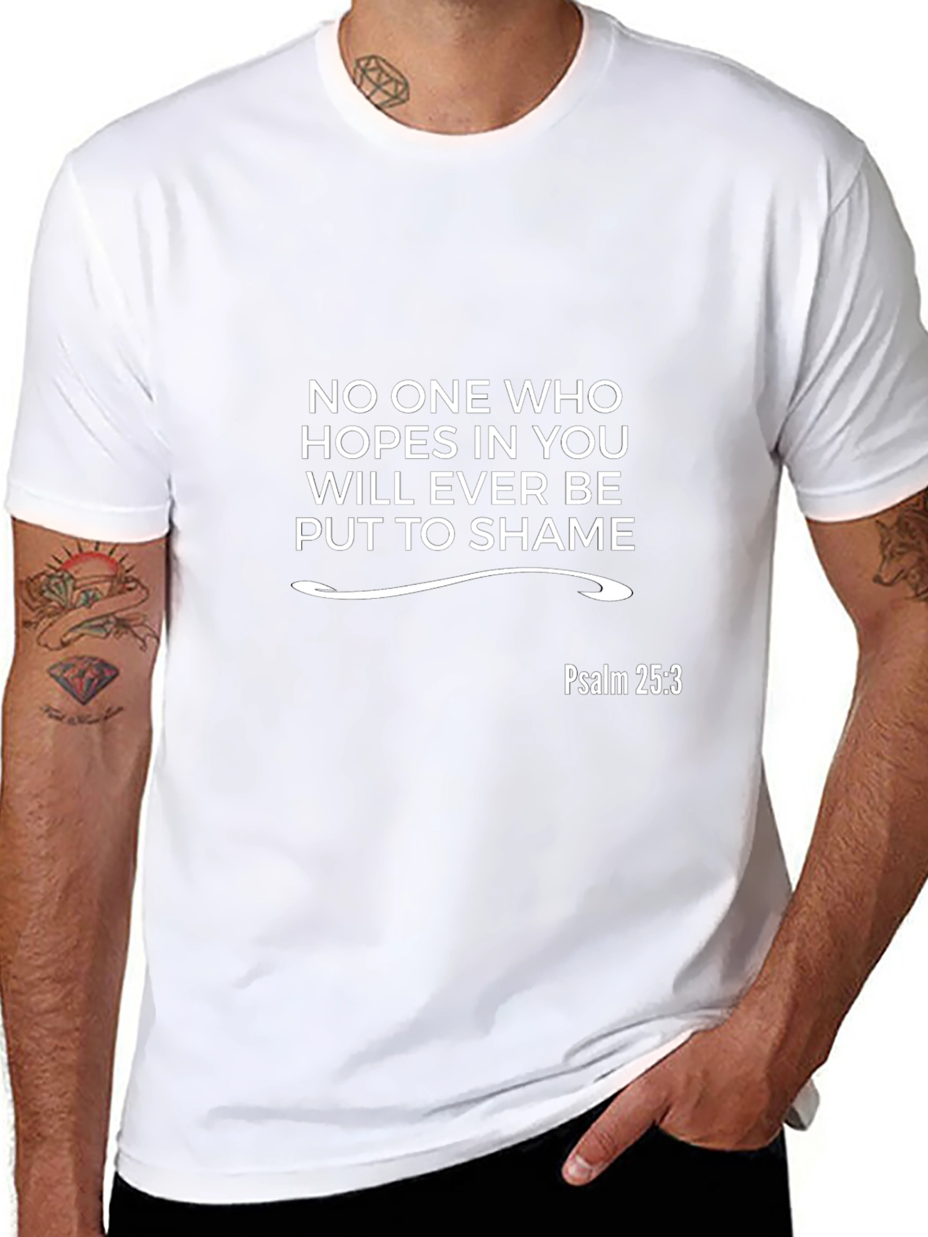 Psalm 25:3 Christian Hope T-Shirt