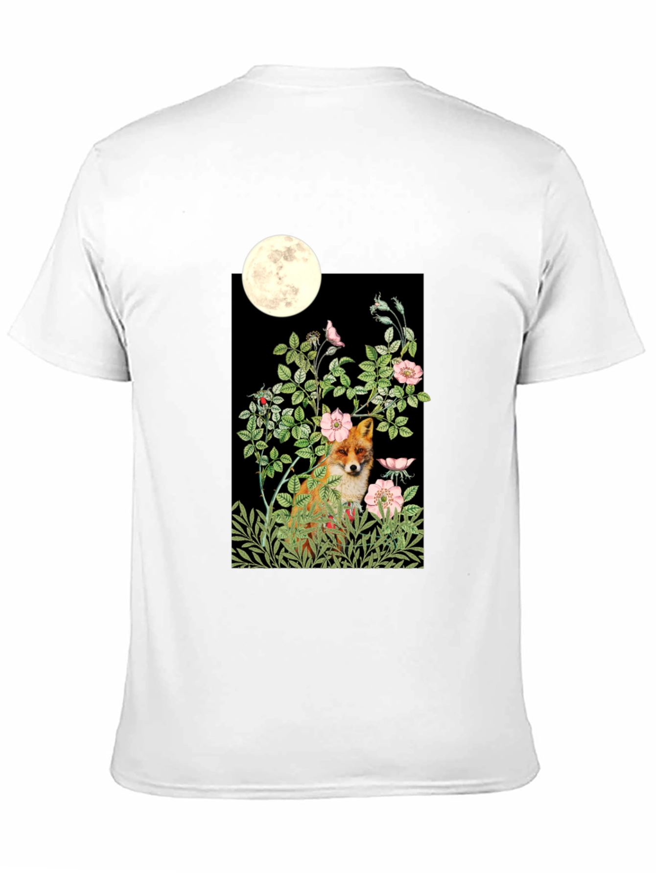 Fox Moon T-Shirt - Unique Graphic Tee
