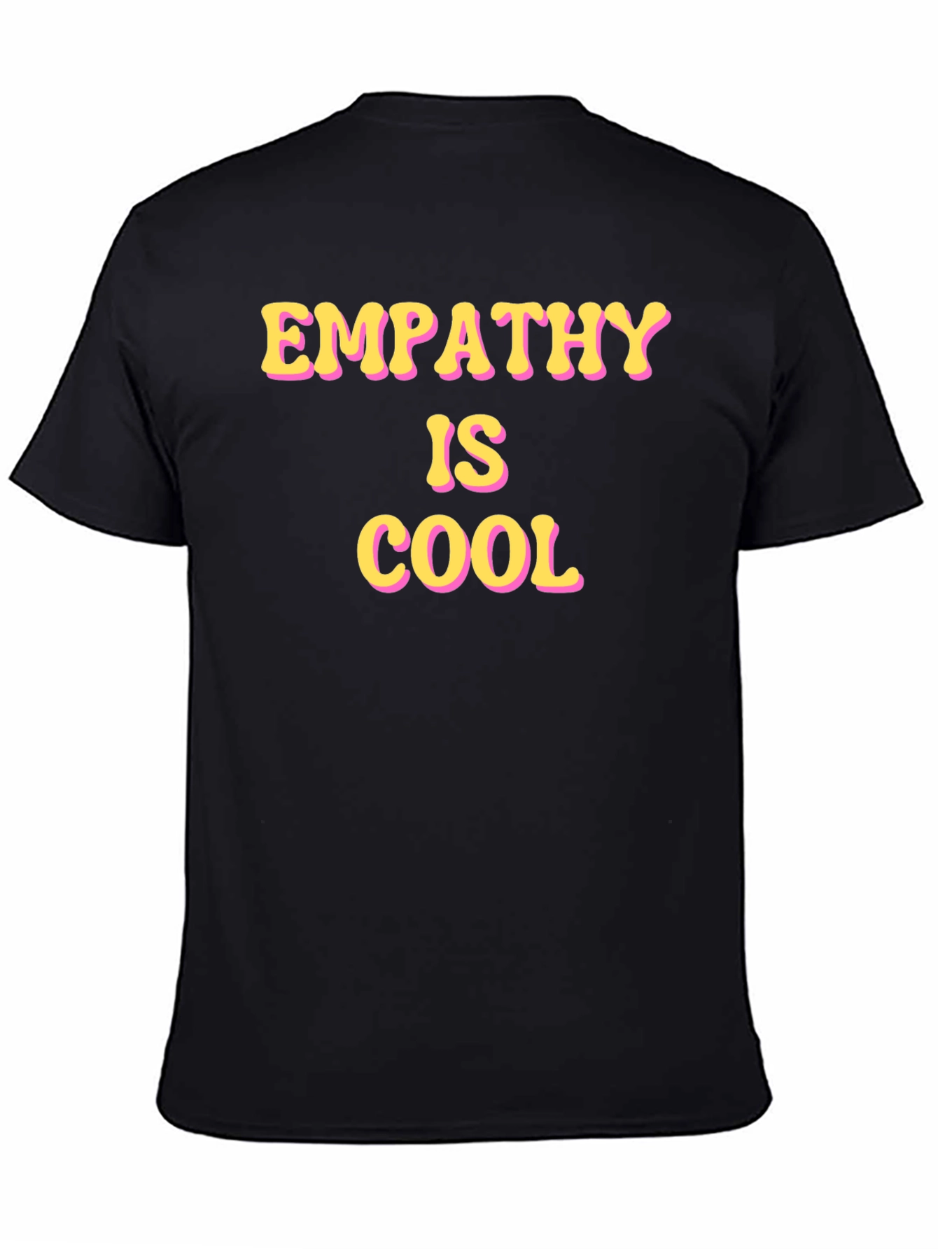 Empathy is Cool Black Graphic Tee
