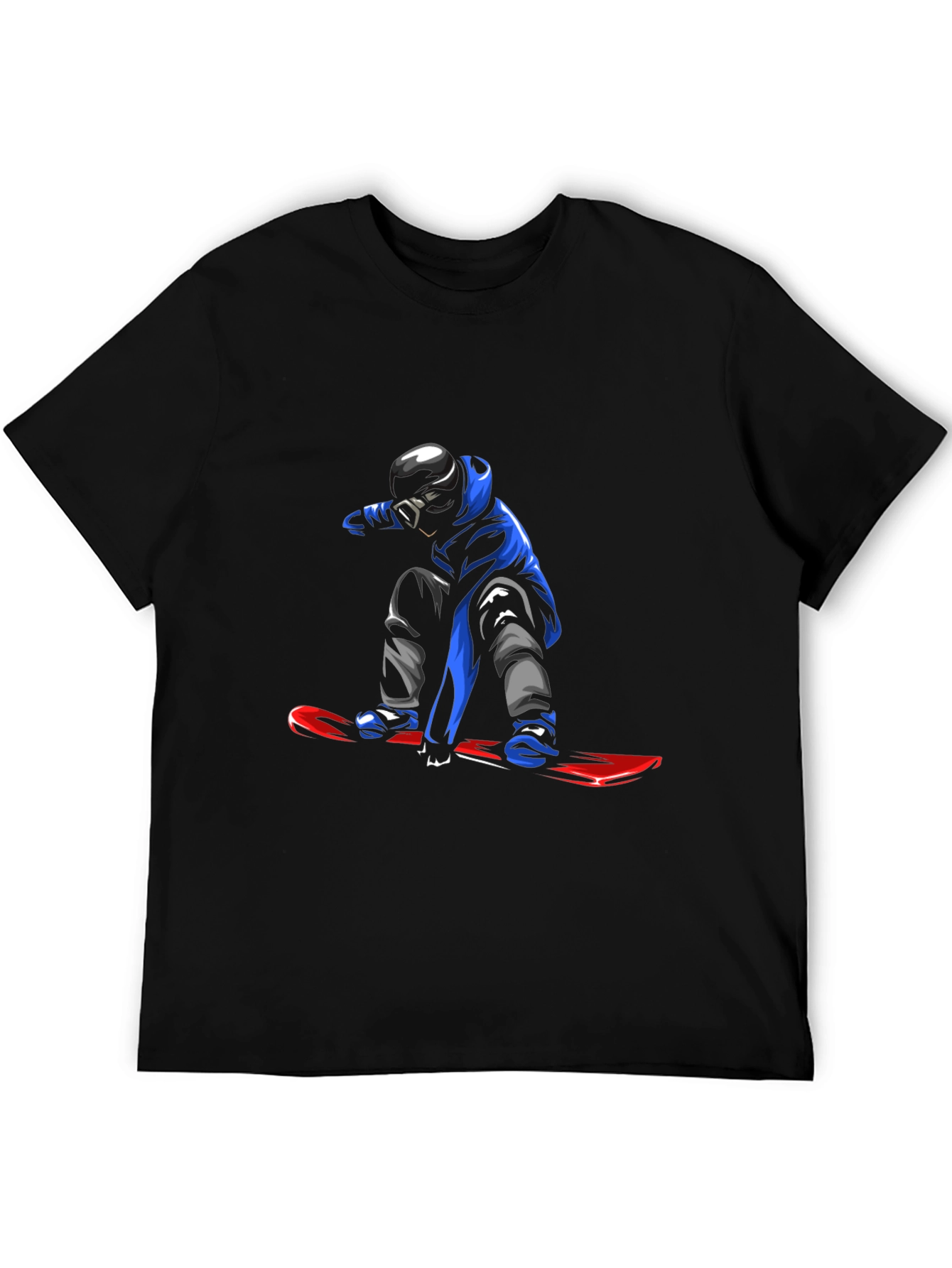 Snowboard Graphic Tee - Cool Winter Sports Shirt