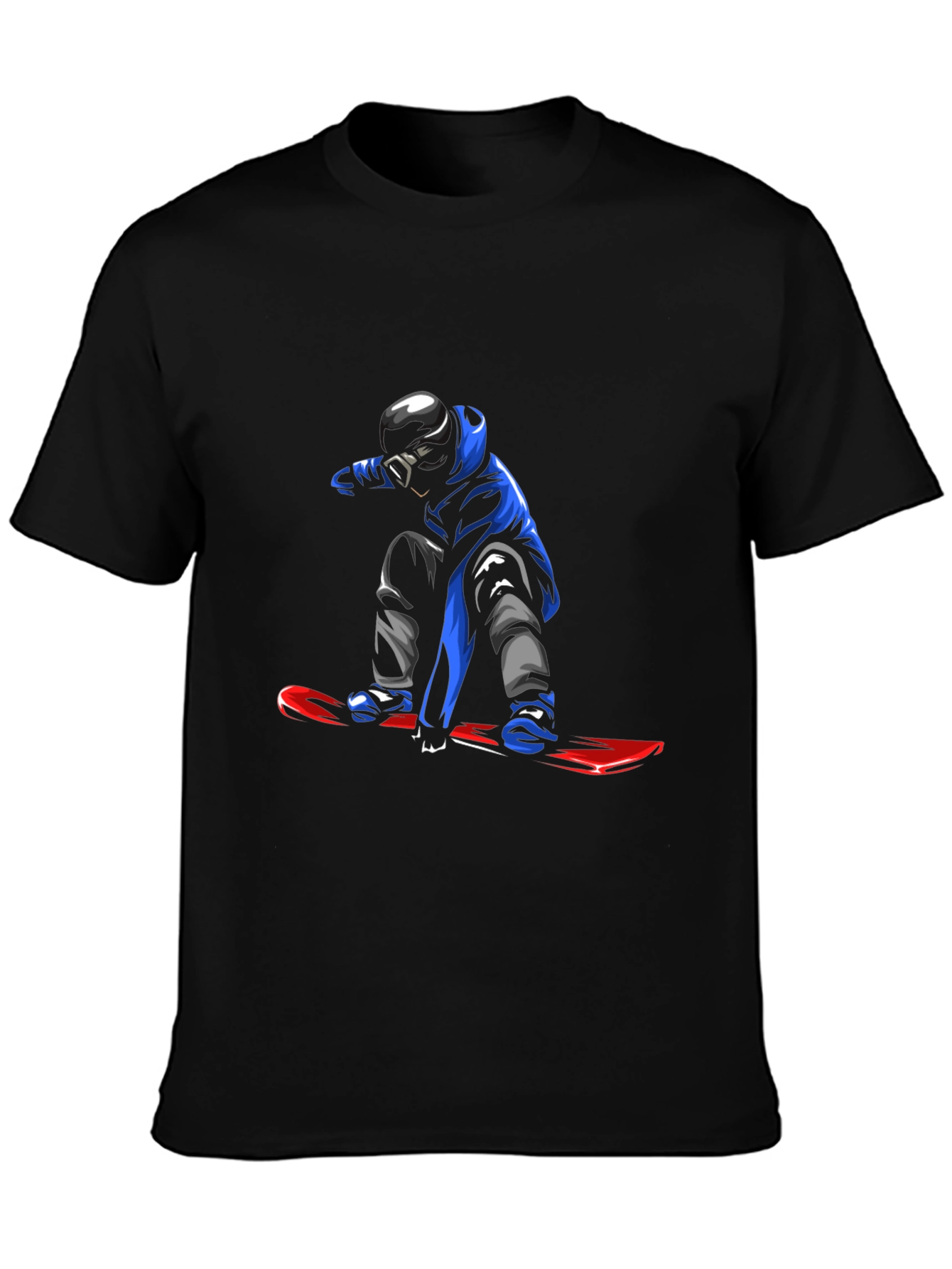 Snowboard Graphic Tee - Cool Winter Sports Shirt