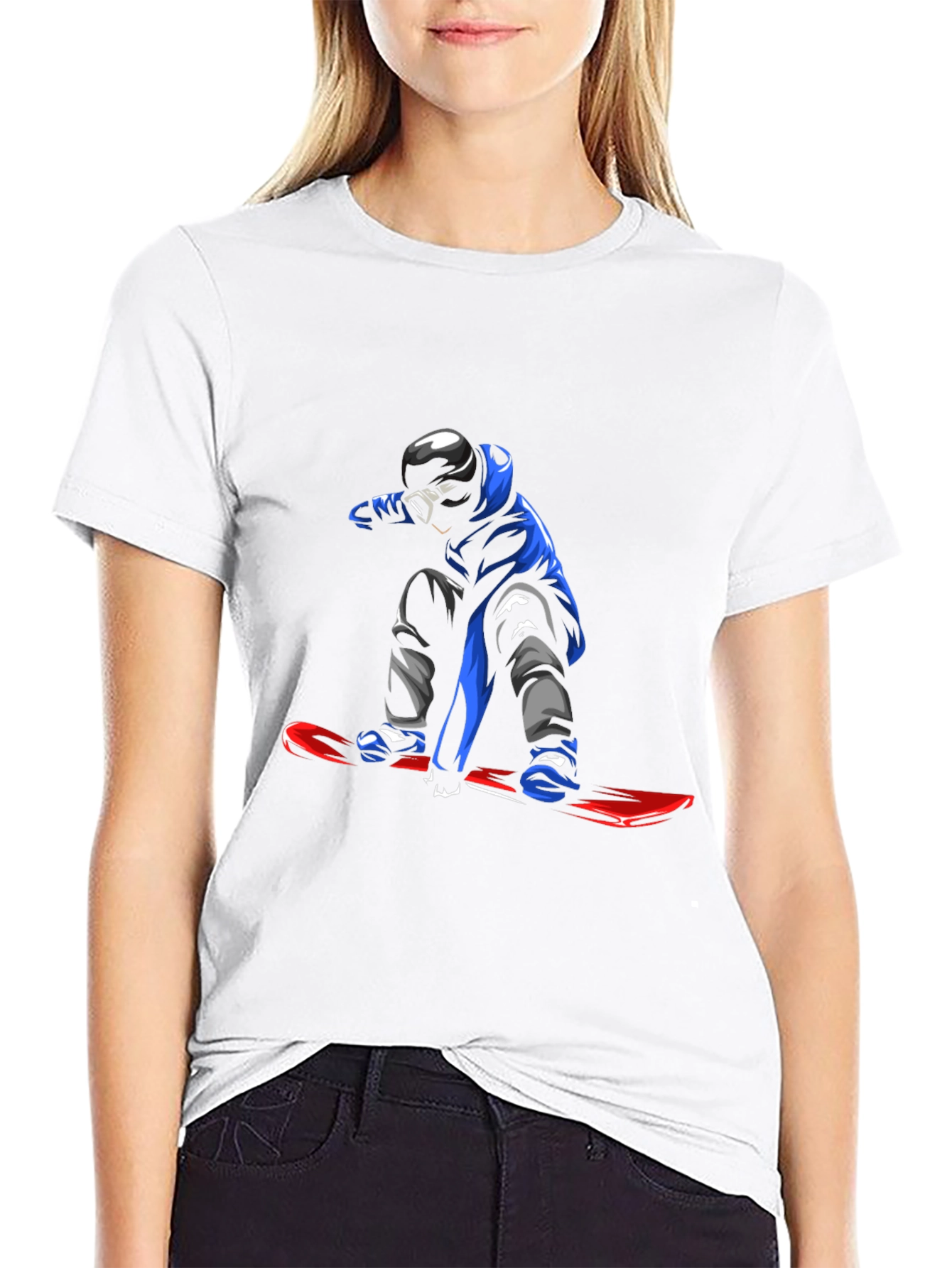 Snowboard Graphic Tee - Cool Winter Sports Shirt