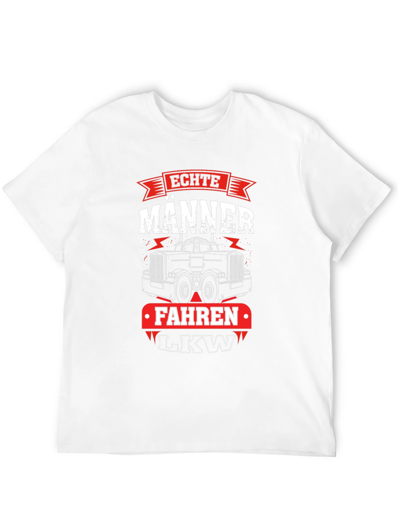 Echte Manner Fahren LKW Trucker T-Shirt
