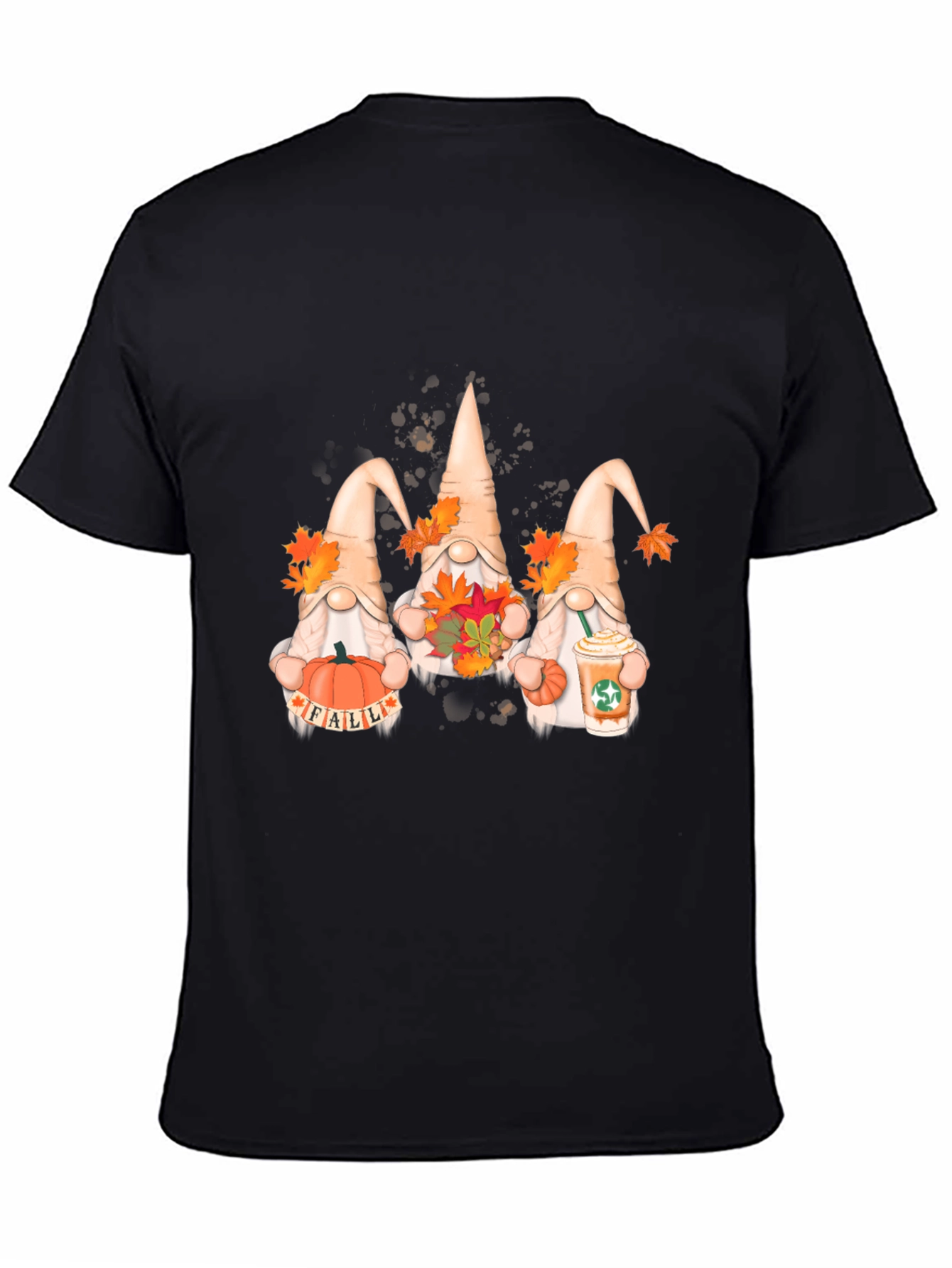 Fall Gnomes Graphic Tee - Autumn Harvest Shirt