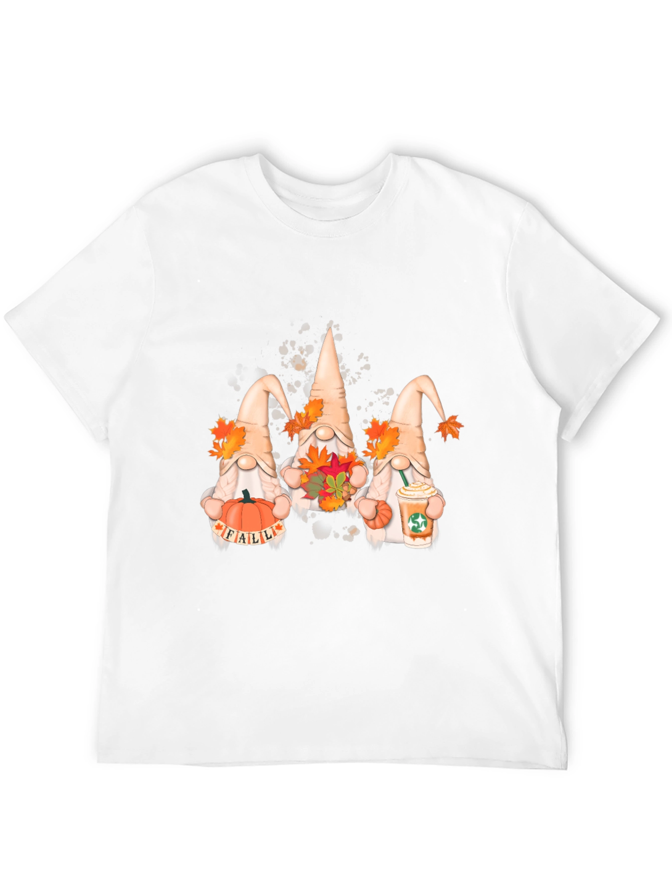 Fall Gnomes Graphic Tee - Autumn Harvest Shirt