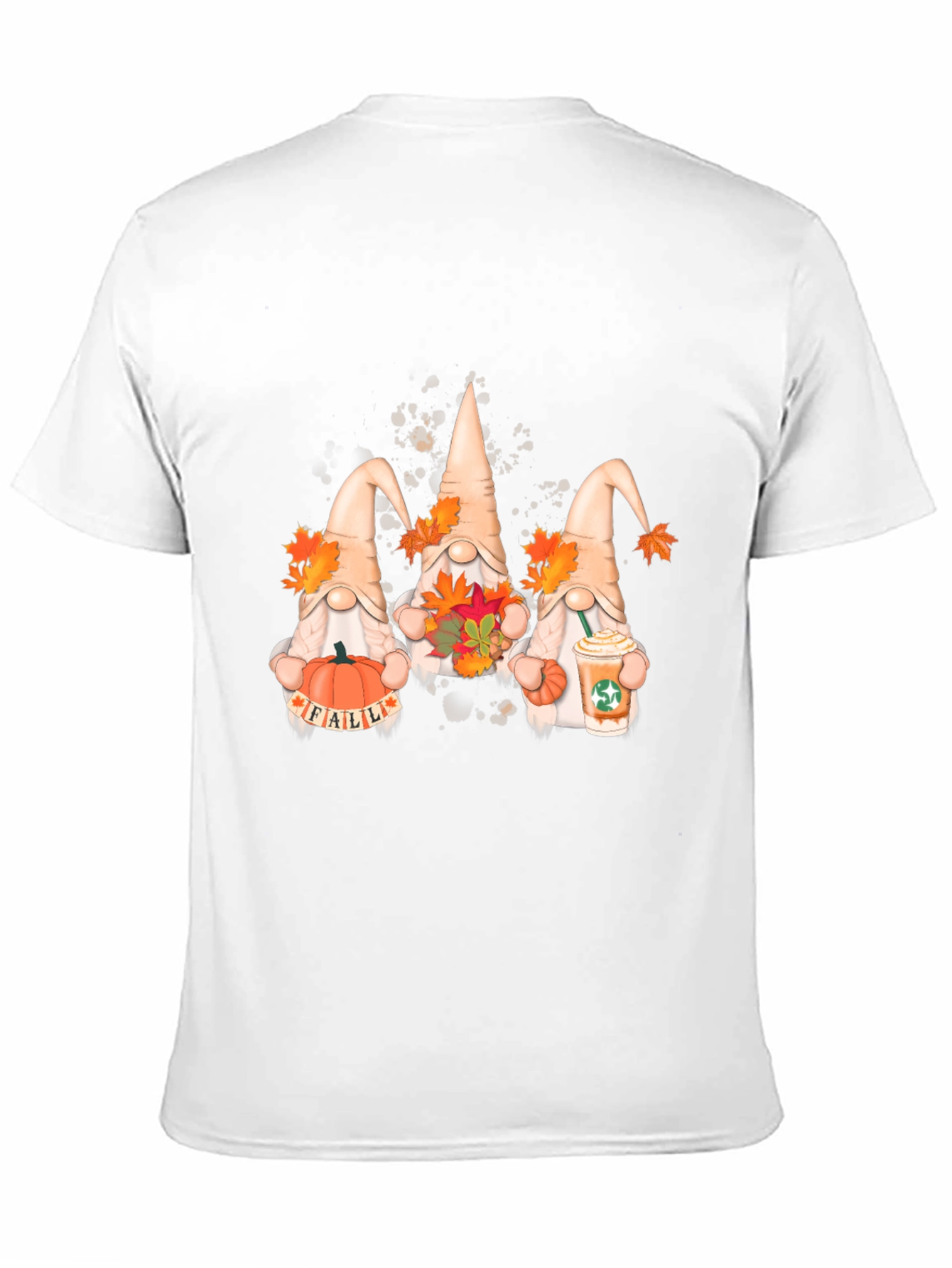 Fall Gnomes Graphic Tee - Autumn Harvest Shirt
