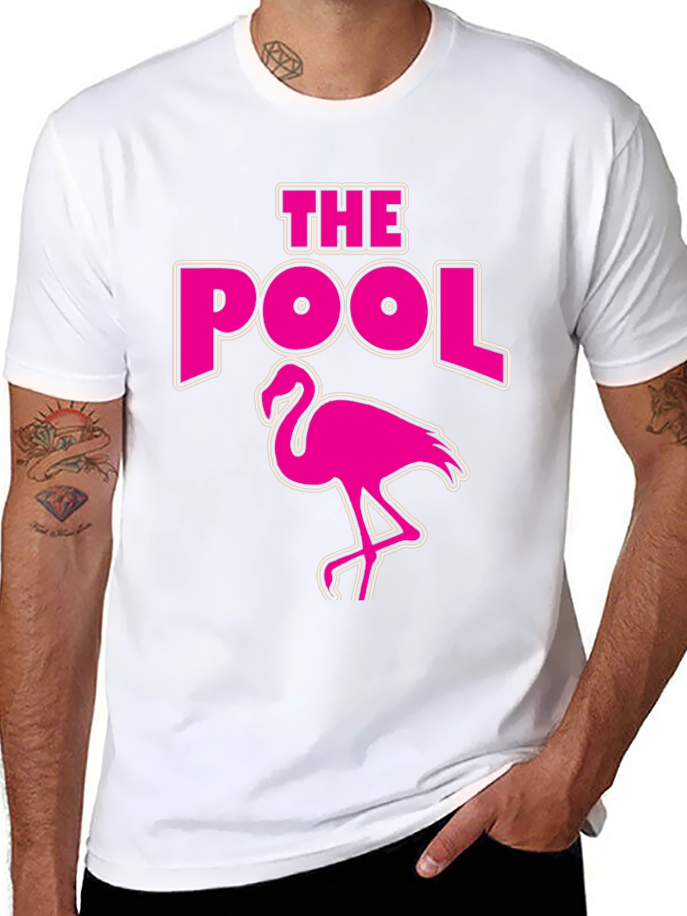 The Pool Flamingo Graphic T-Shirt
