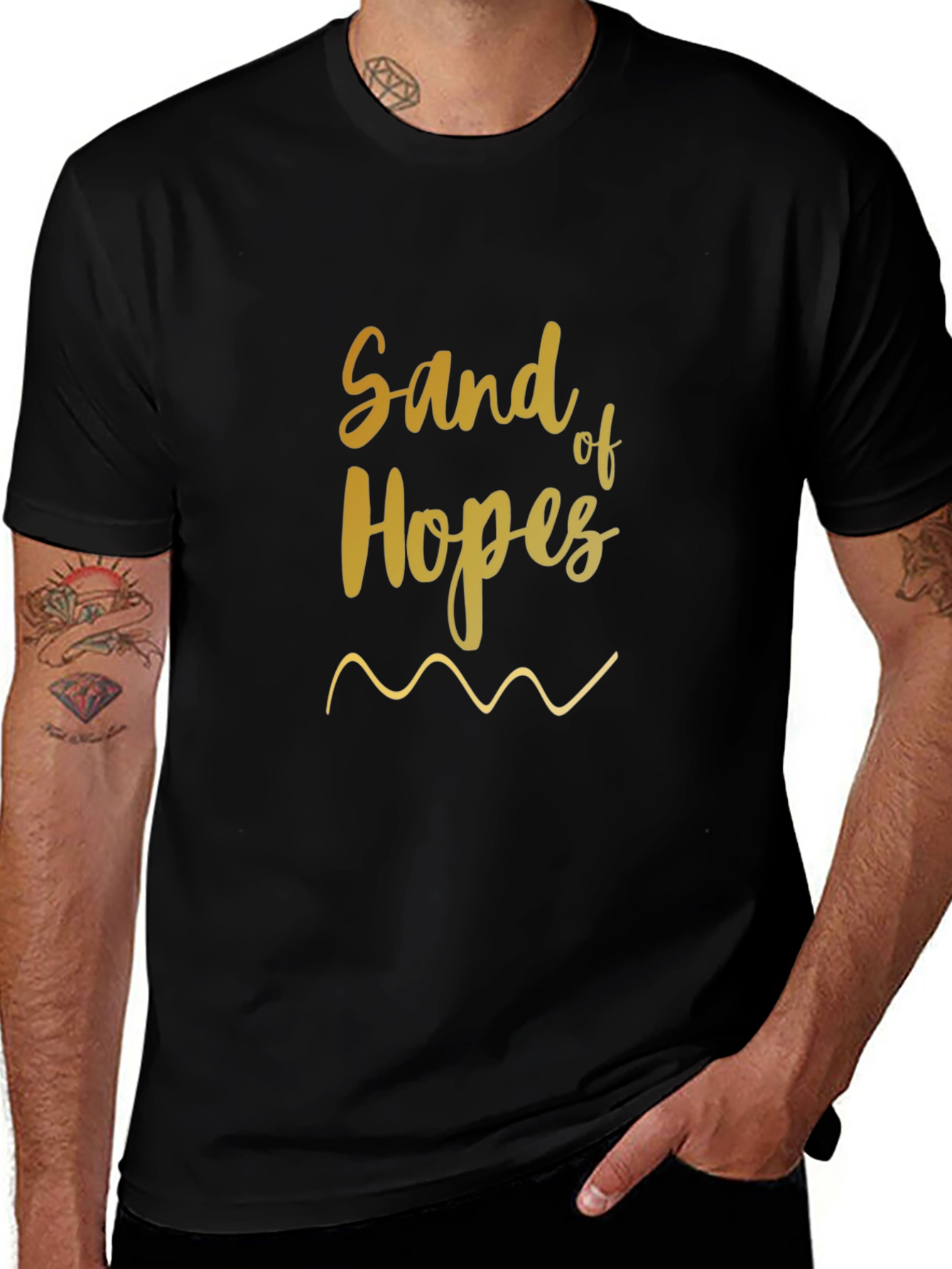 Sand of Hopes Graphic Tee - Black
