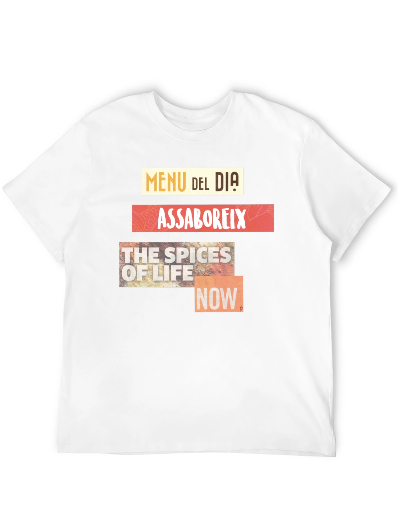 Trendy Graphic T-Shirt - Menu Del Dia