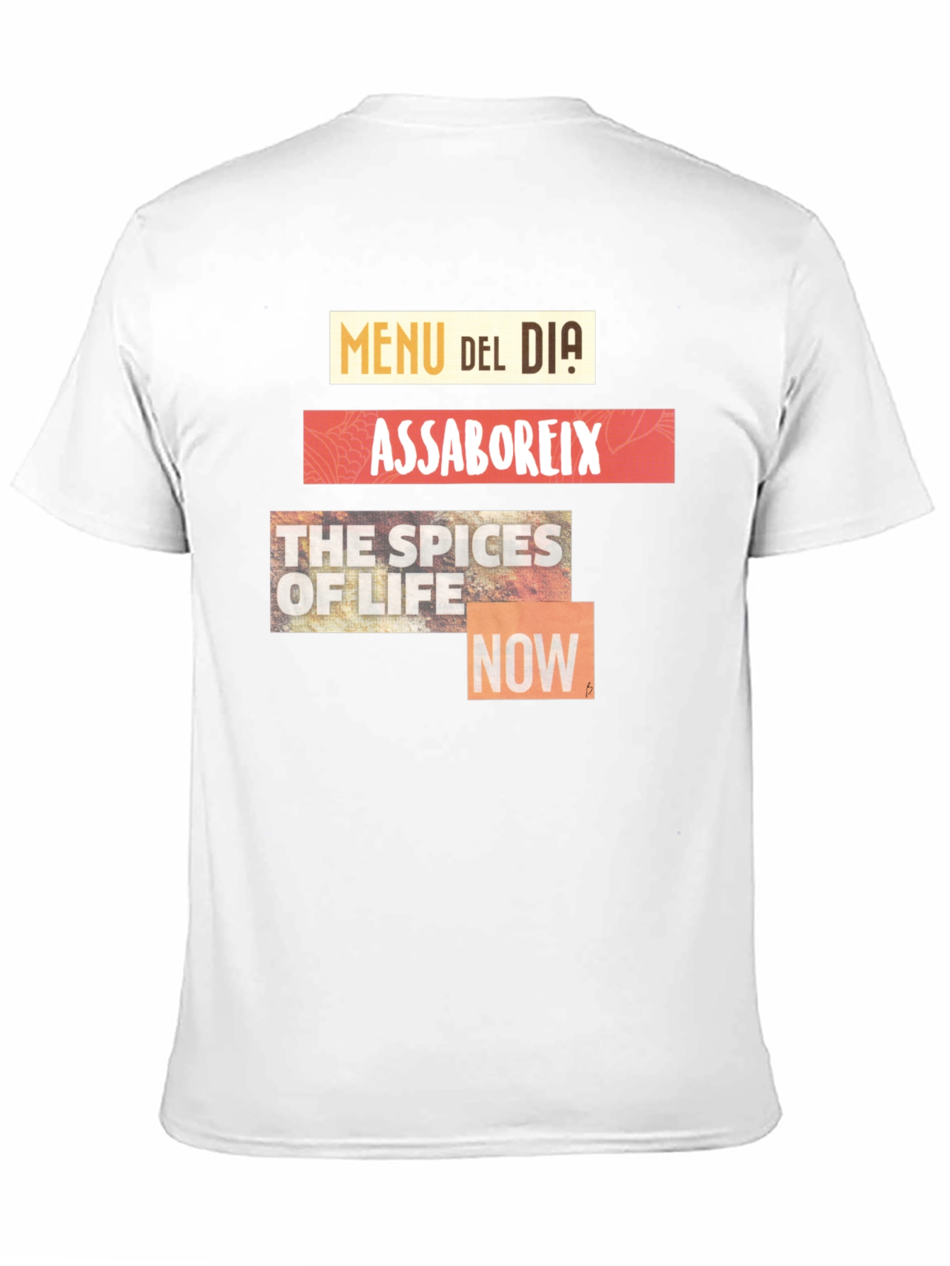 Trendy Graphic T-Shirt - Menu Del Dia