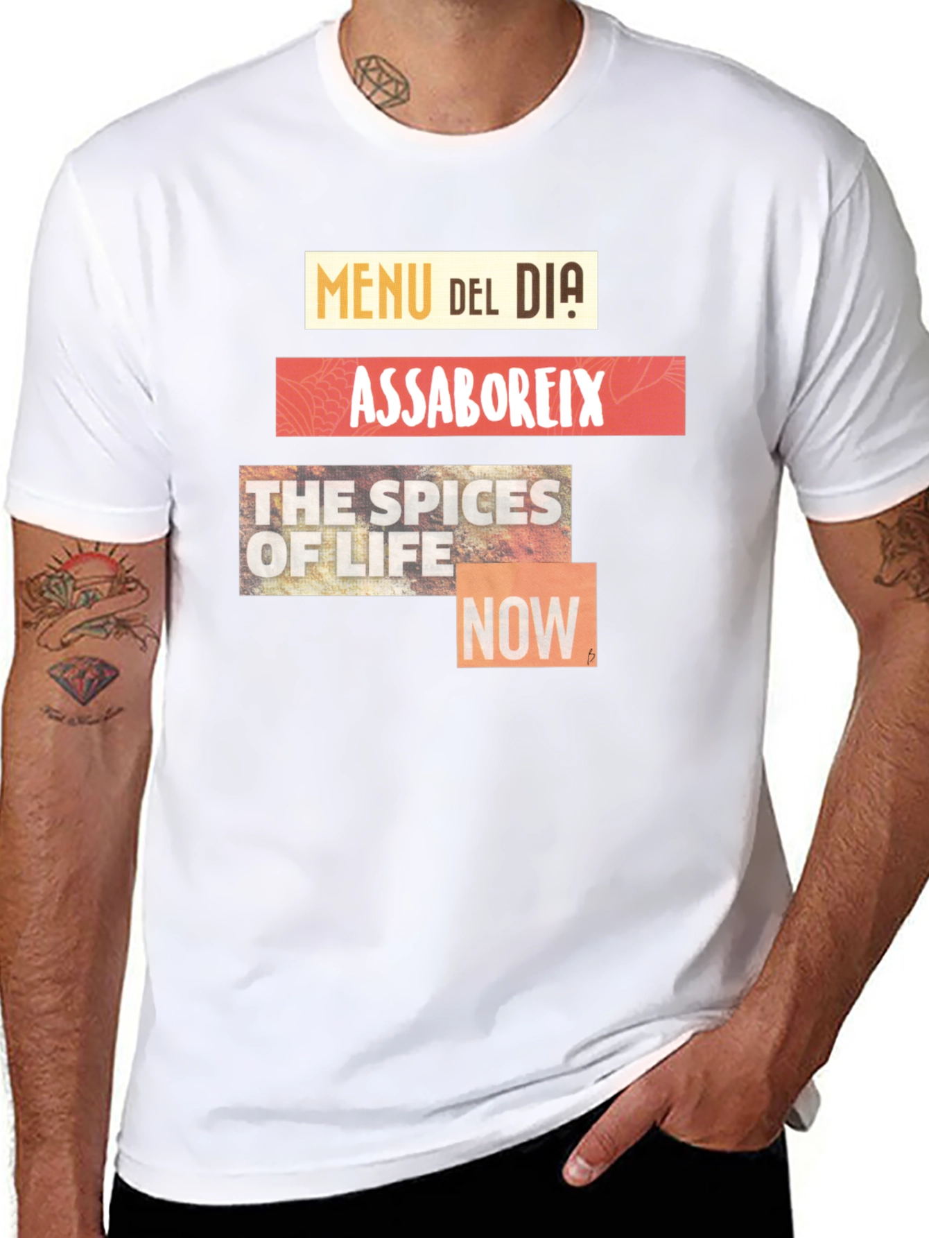 Trendy Graphic T-Shirt - Menu Del Dia