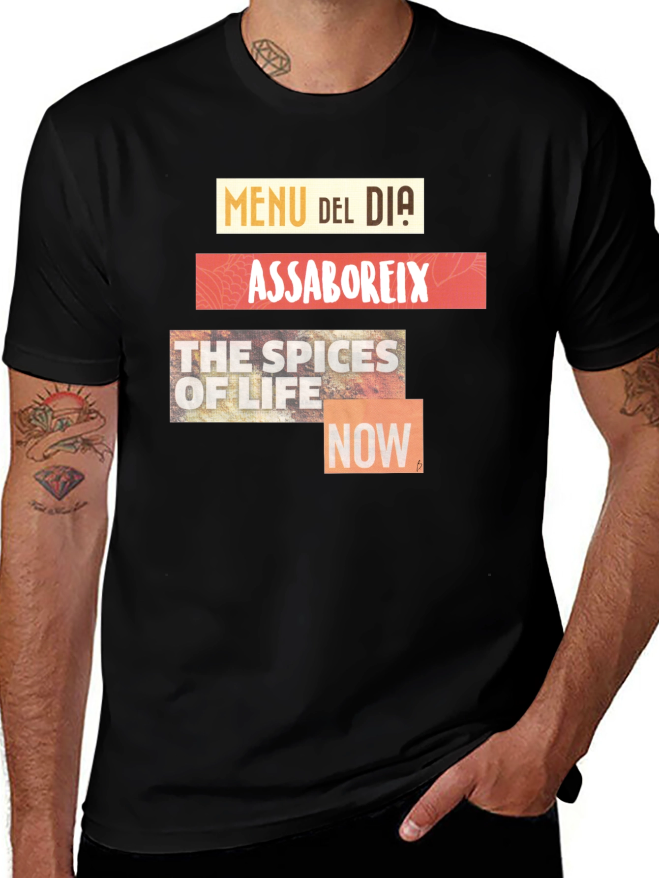Trendy Graphic T-Shirt - Menu Del Dia