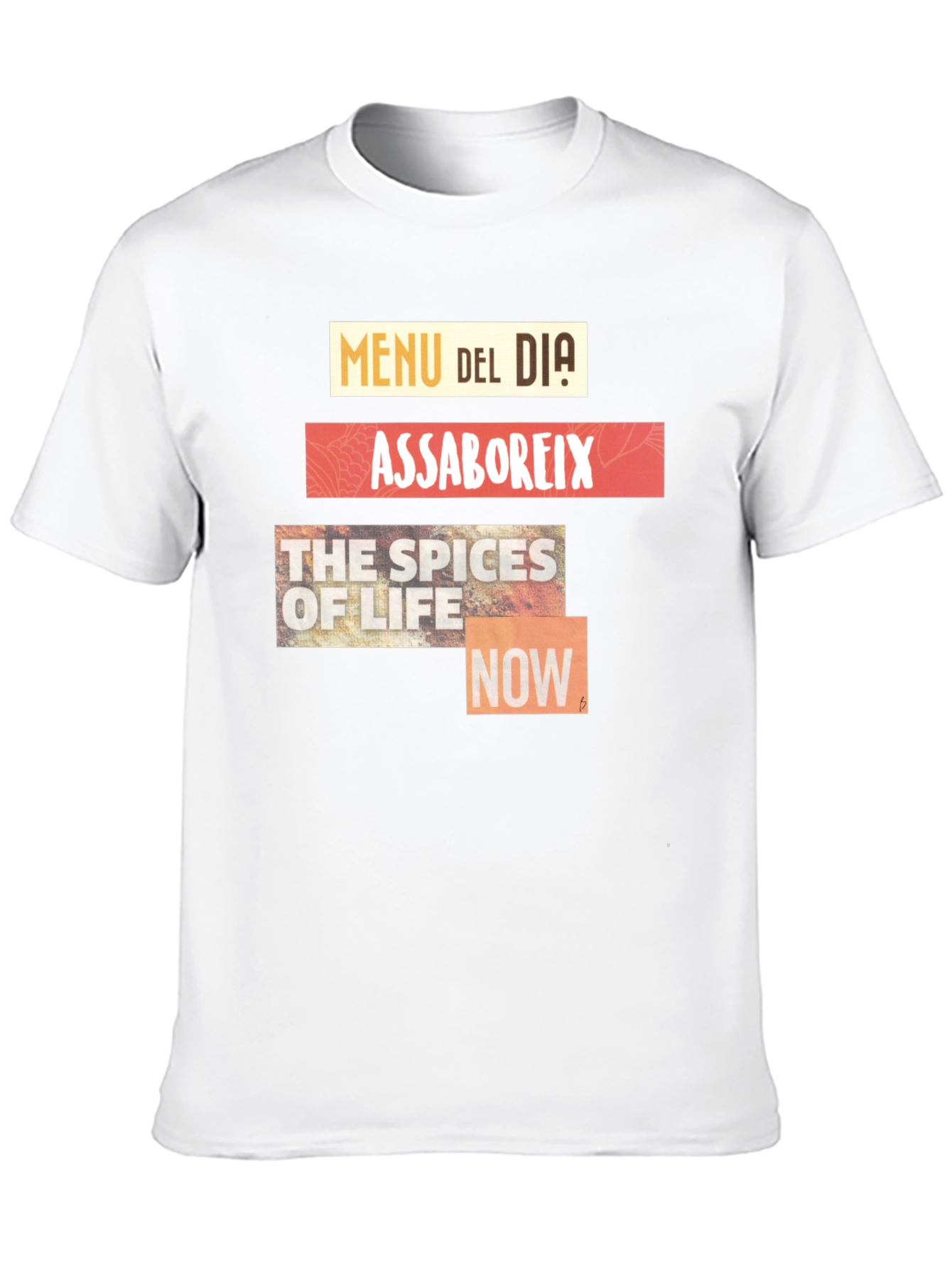 Trendy Graphic T-Shirt - Menu Del Dia
