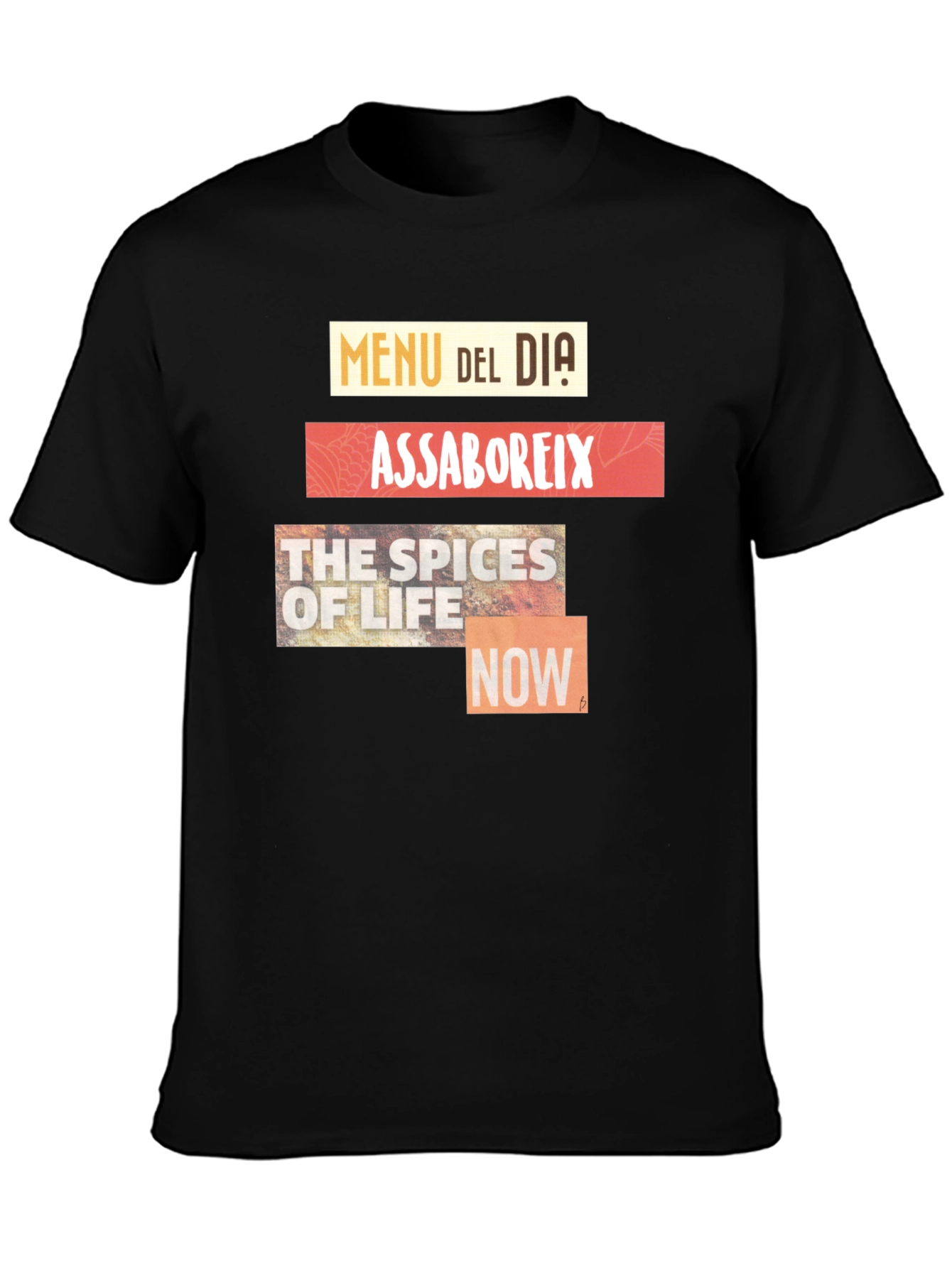 Trendy Graphic T-Shirt - Menu Del Dia