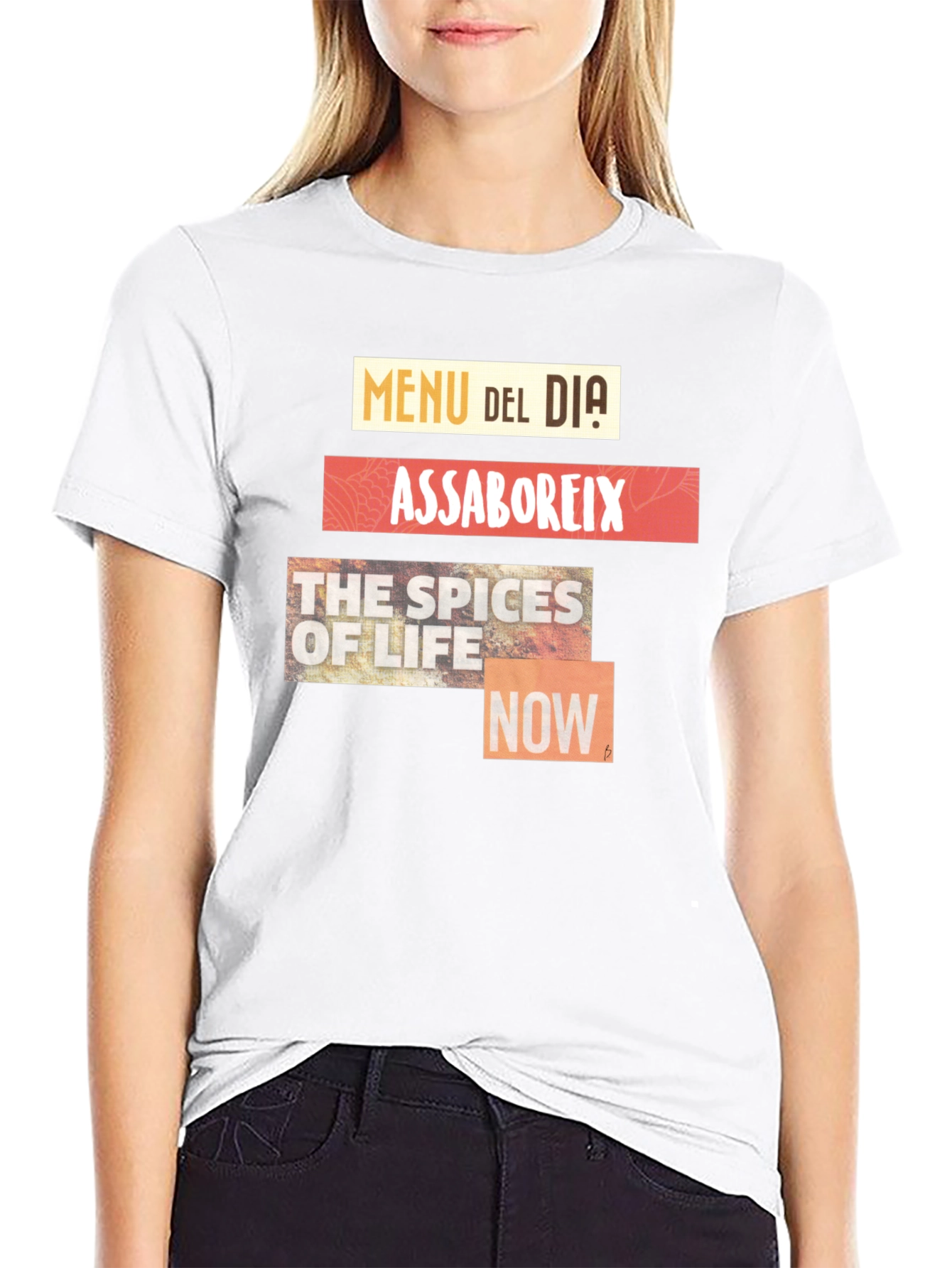 Trendy Graphic T-Shirt - Menu Del Dia