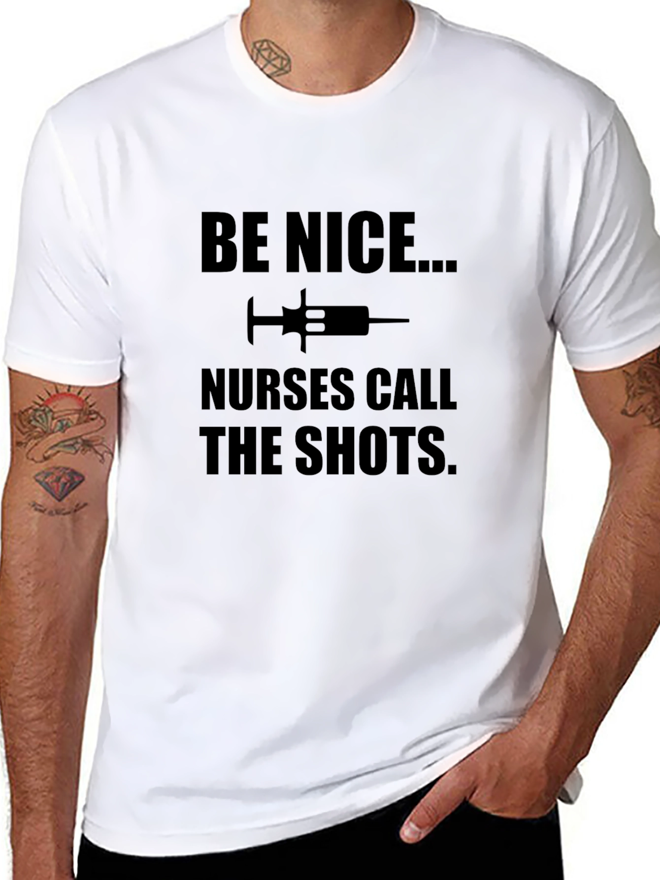 Be Nice Nurses Call The Shots T-Shirt