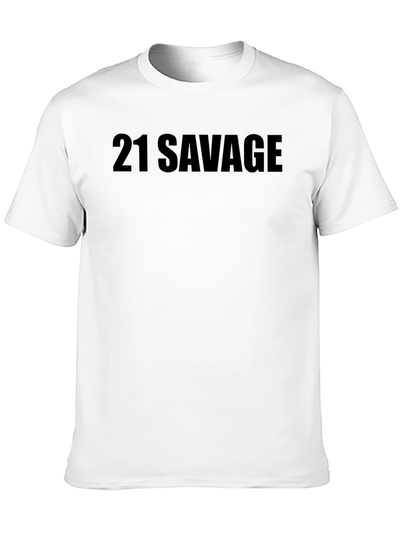 21 Savage Black Graphic Tee Shirt