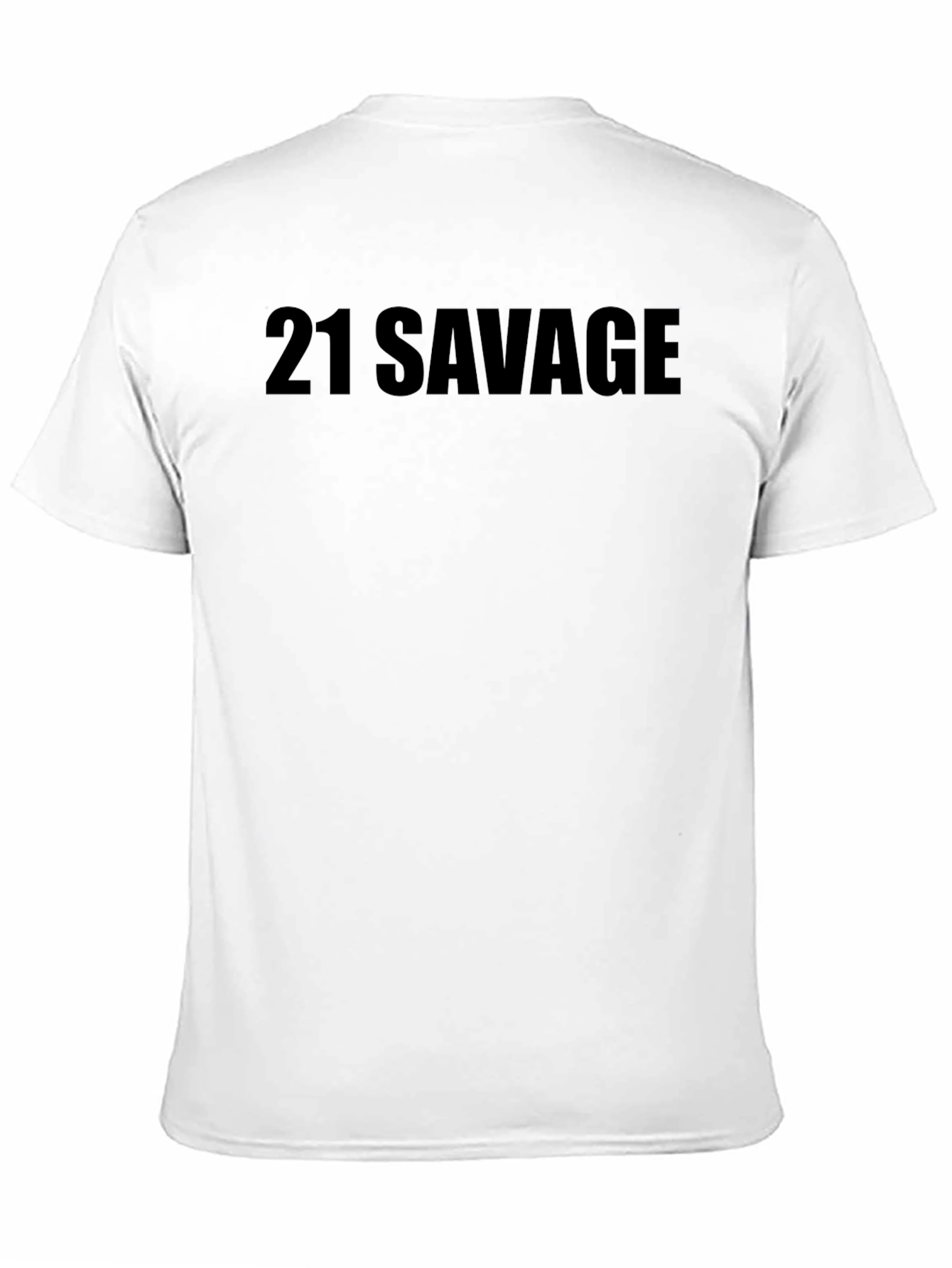 21 Savage Black Graphic Tee Shirt