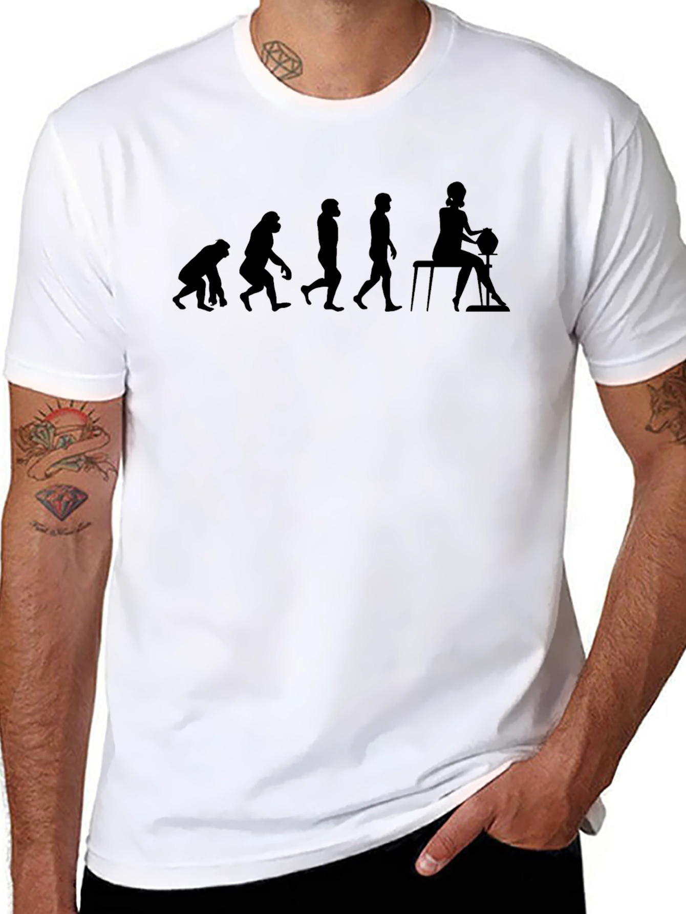 Evolution of Throwing T-Shirt