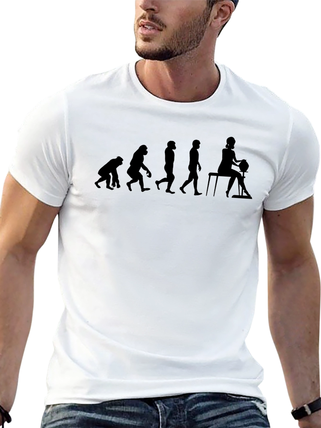 Evolution of Throwing T-Shirt