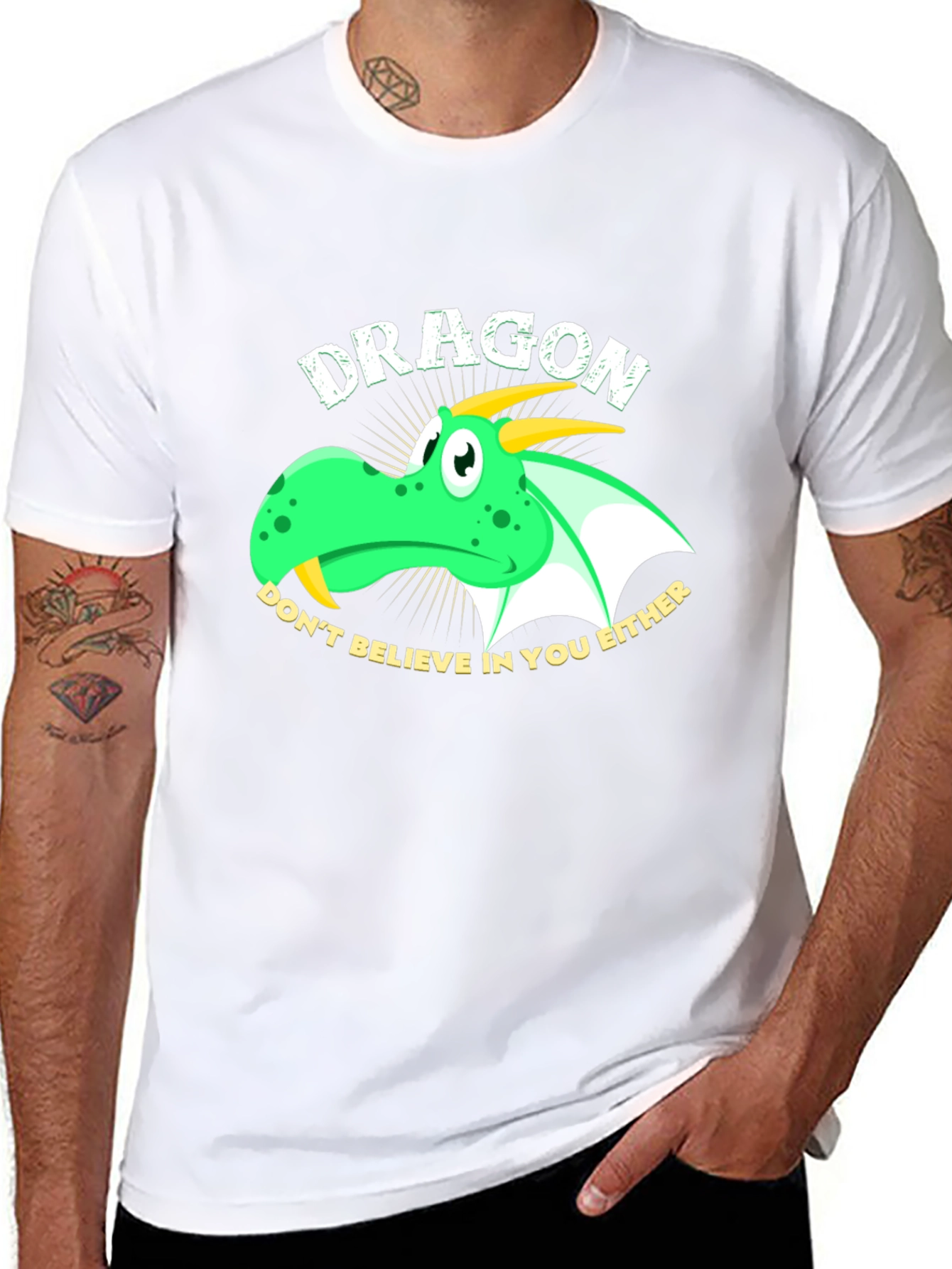 Dragon Graphic Tee - Dont Believe in You Either