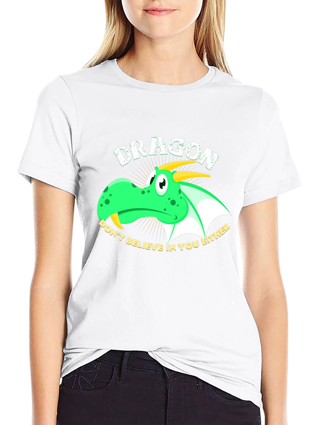 Dragon Graphic Tee - Dont Believe in You Either