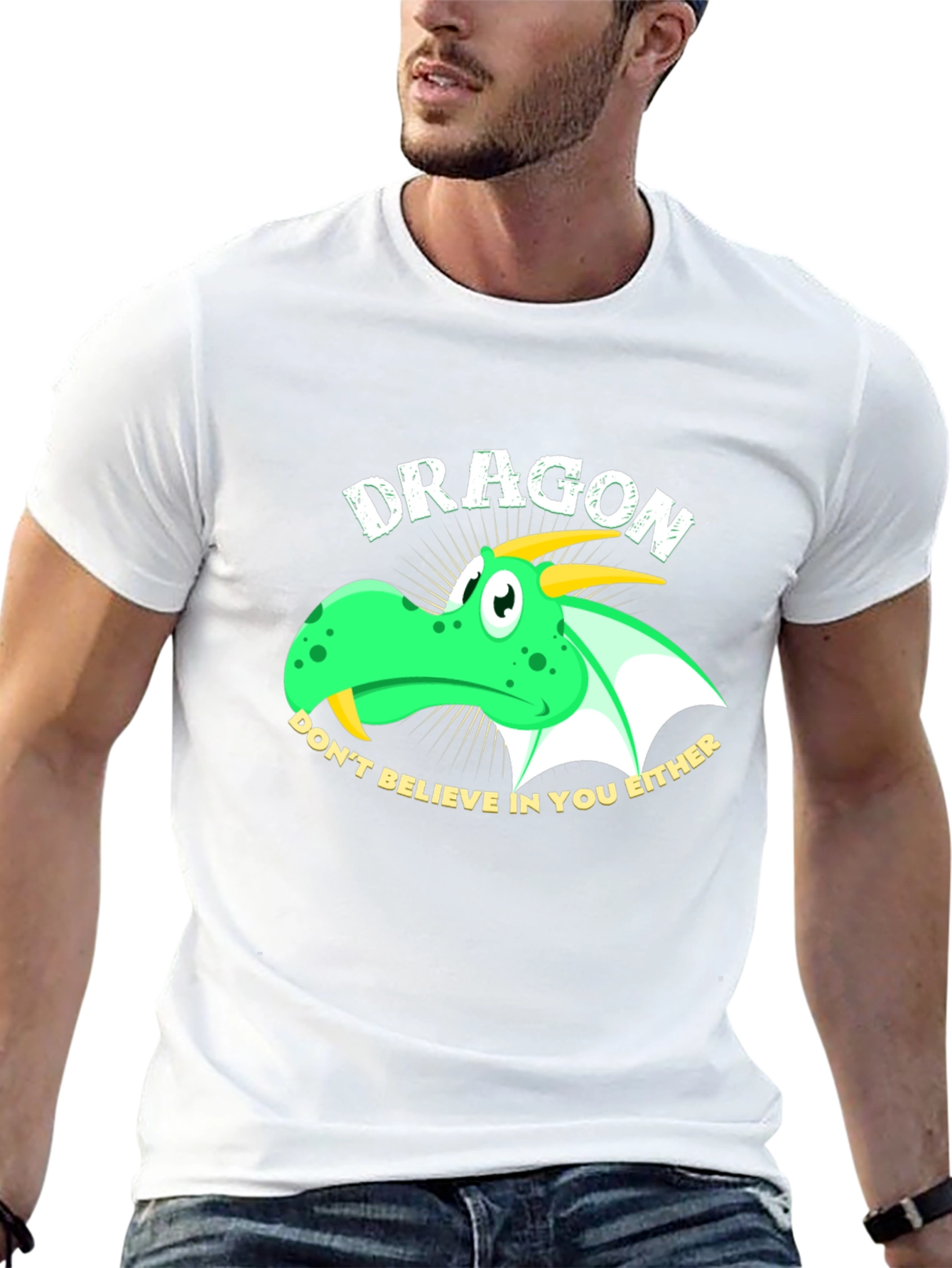 Dragon Graphic Tee - Dont Believe in You Either