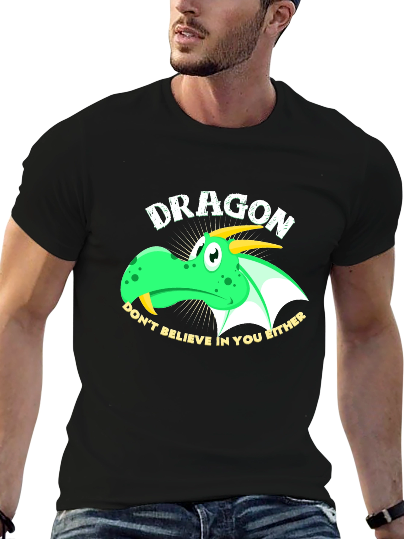 Dragon Graphic Tee - Dont Believe in You Either