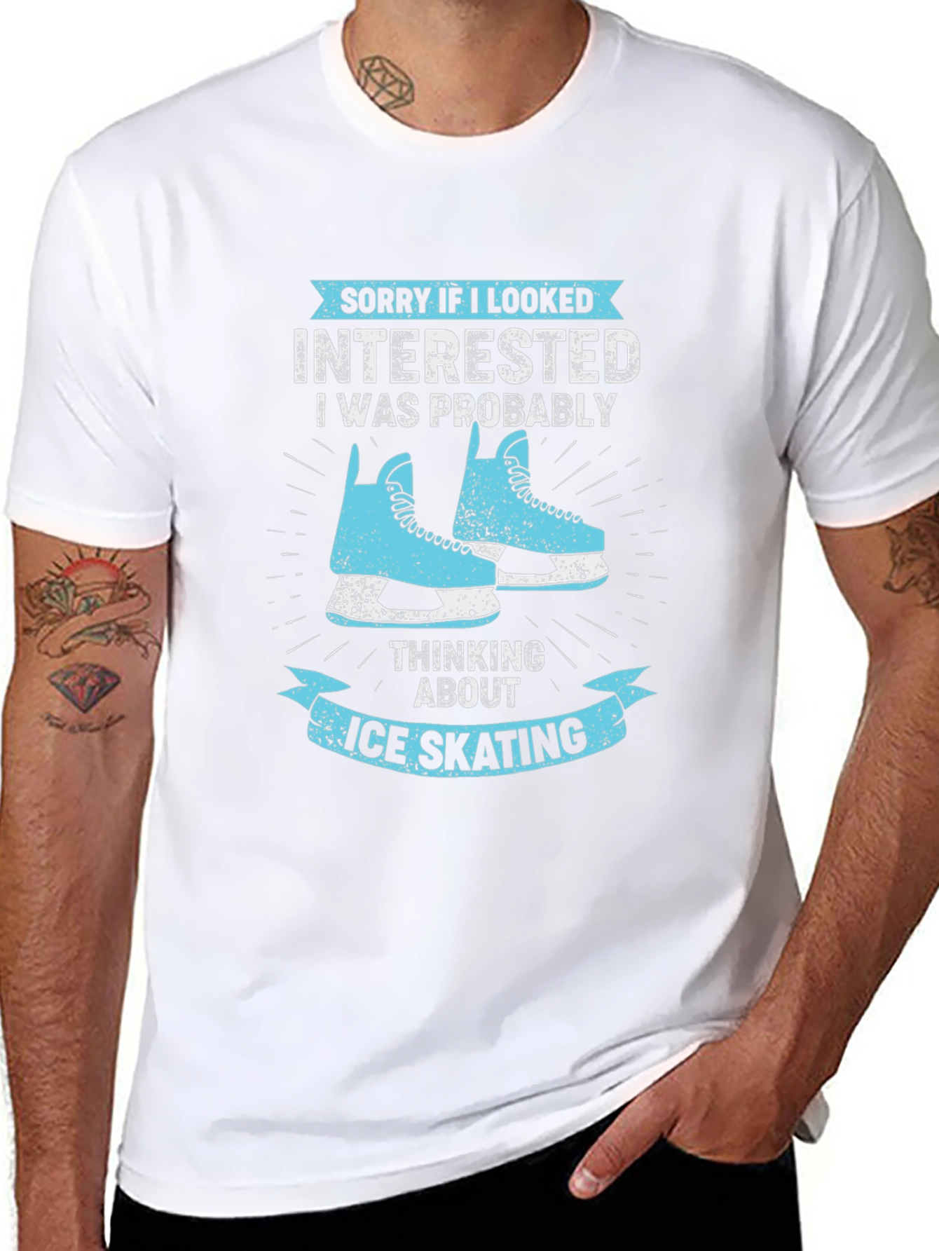 Ice Skating T-Shirt: Sorry If I Looked Interested